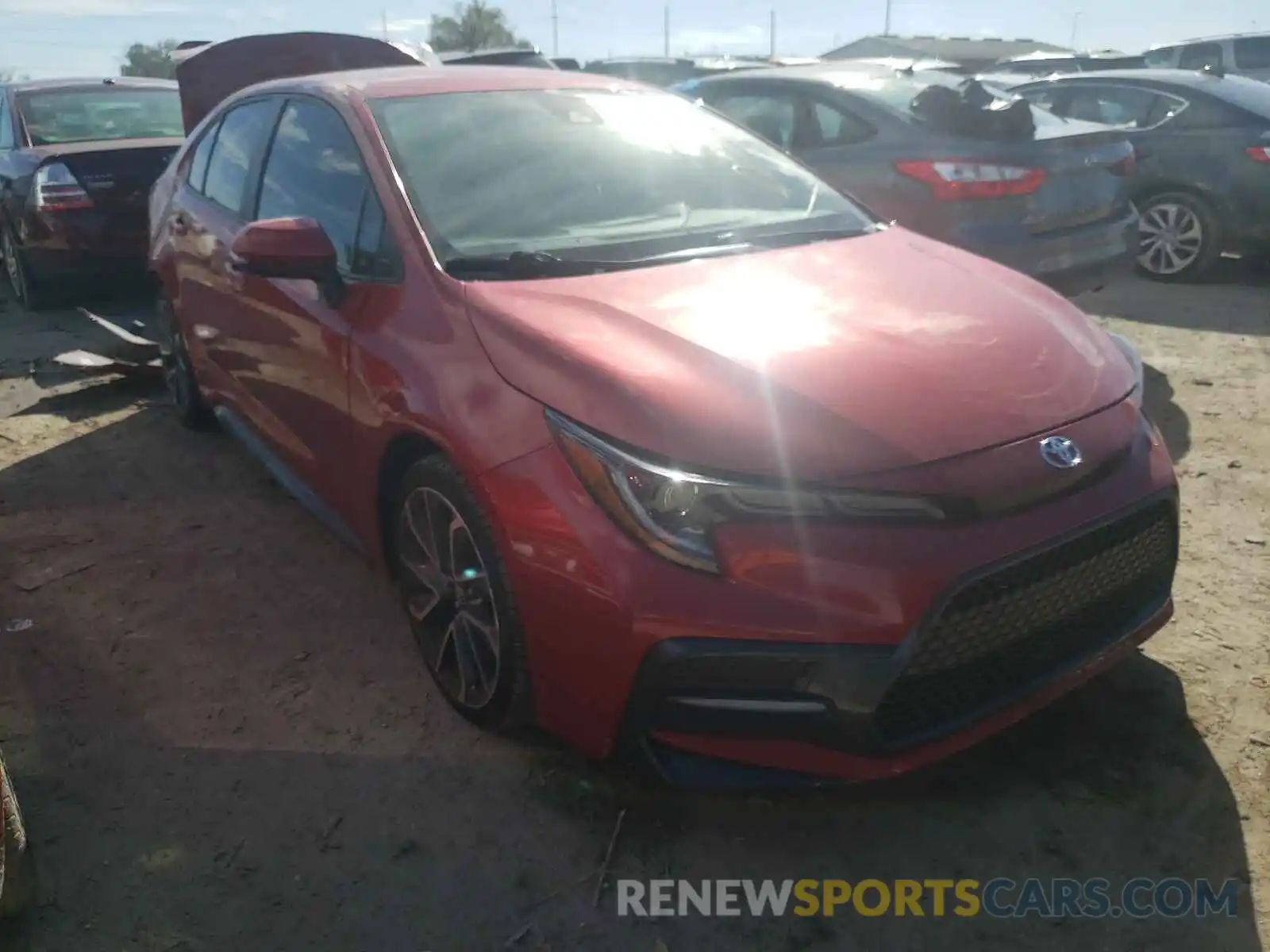 1 Photograph of a damaged car 5YFS4RCE0LP038525 TOYOTA COROLLA 2020