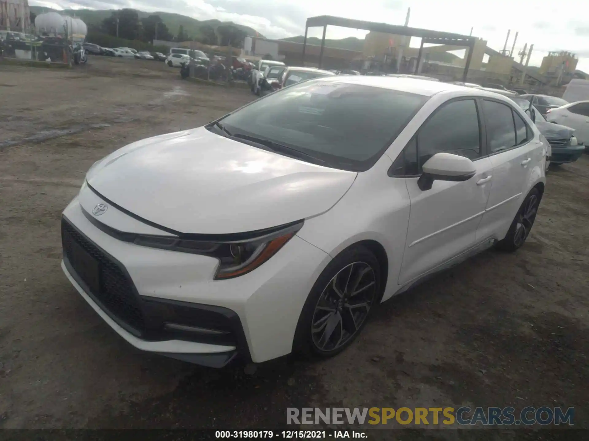 2 Photograph of a damaged car 5YFS4RCE0LP038699 TOYOTA COROLLA 2020