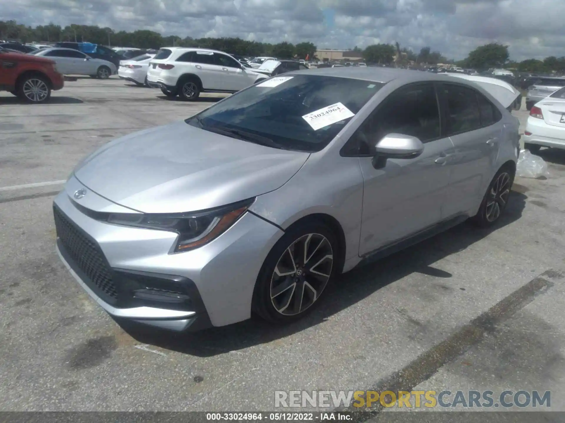 2 Photograph of a damaged car 5YFS4RCE0LP042333 TOYOTA COROLLA 2020