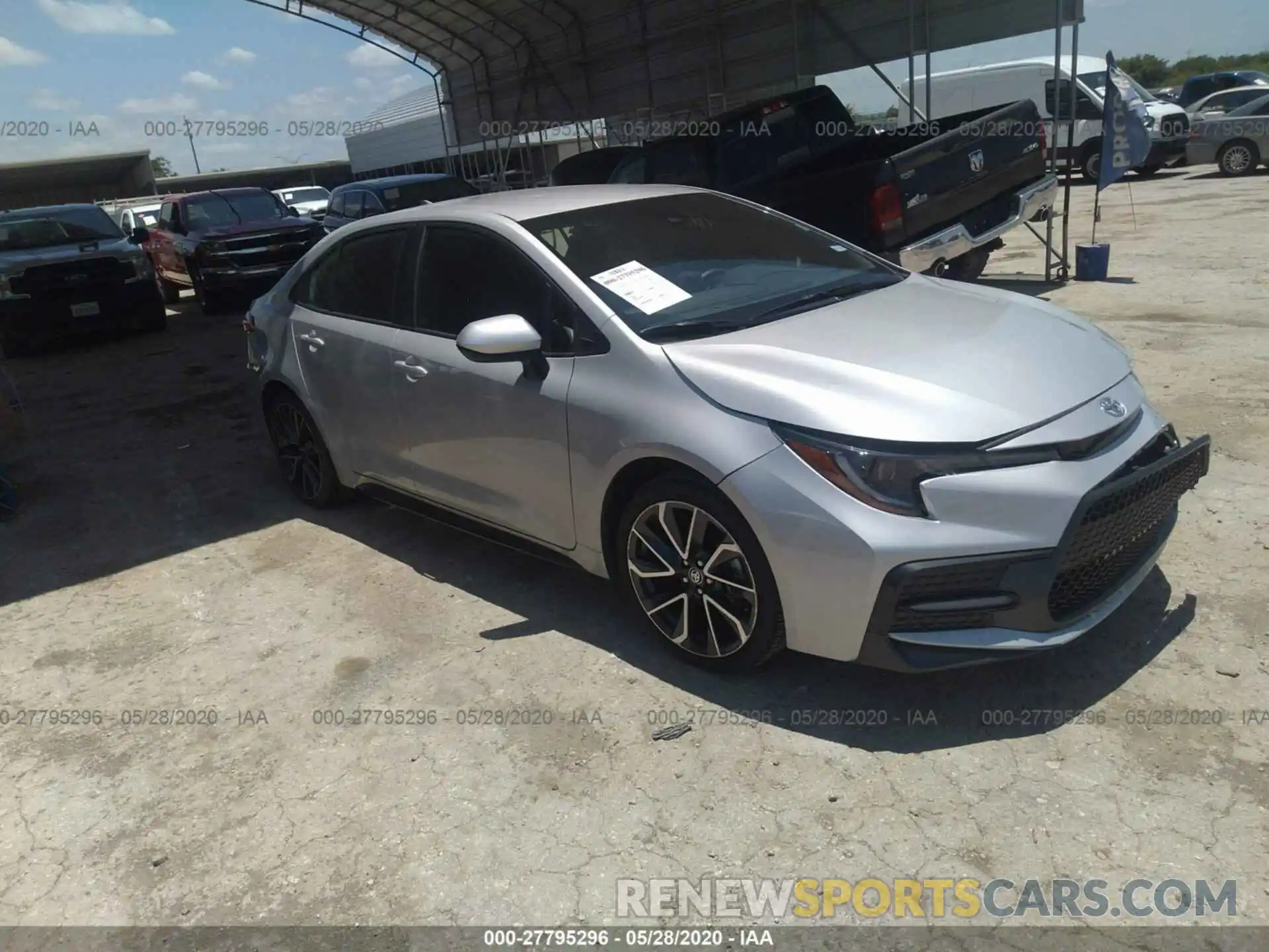 1 Photograph of a damaged car 5YFS4RCE0LP042784 TOYOTA COROLLA 2020