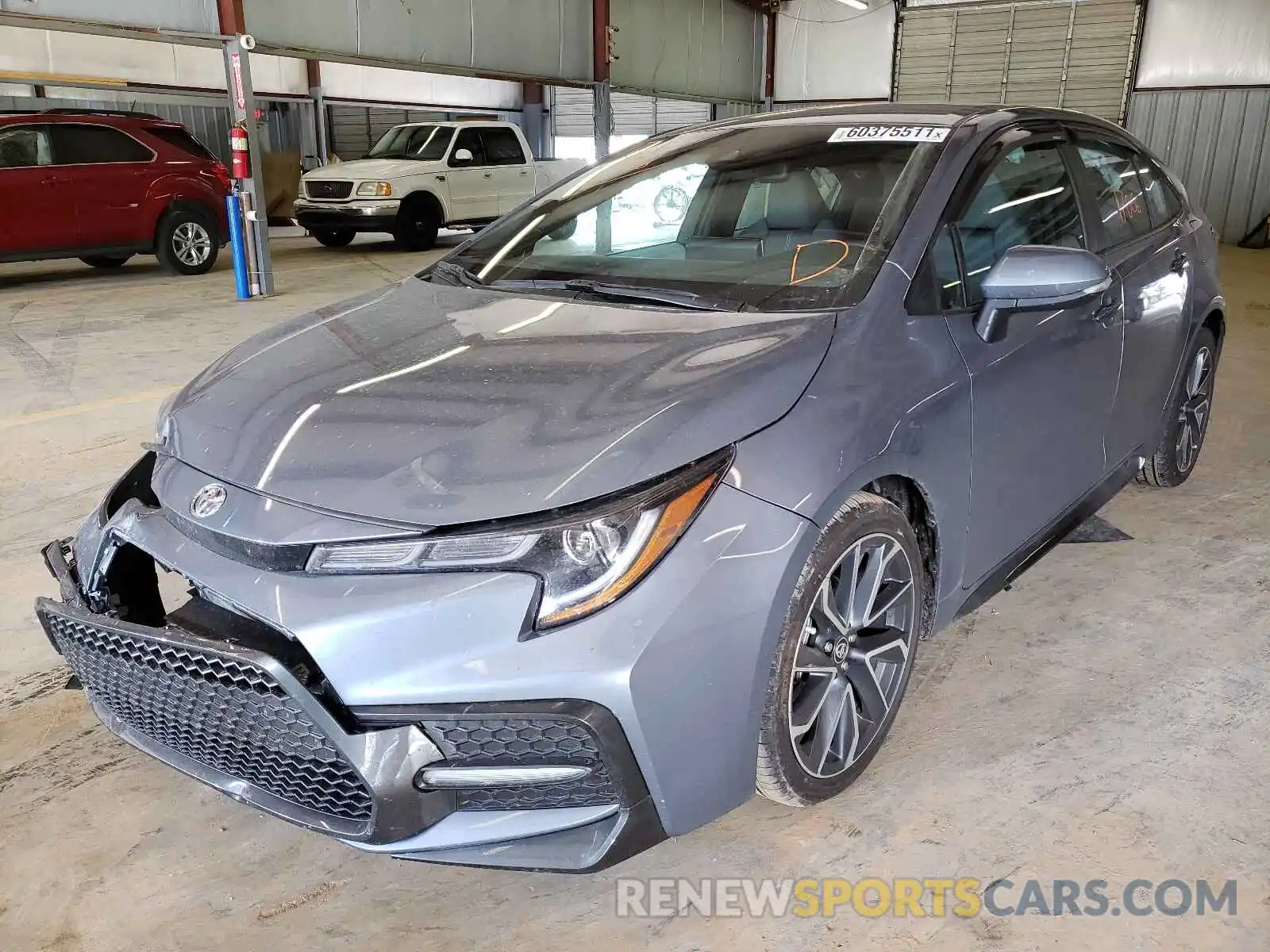 2 Photograph of a damaged car 5YFS4RCE0LP043174 TOYOTA COROLLA 2020