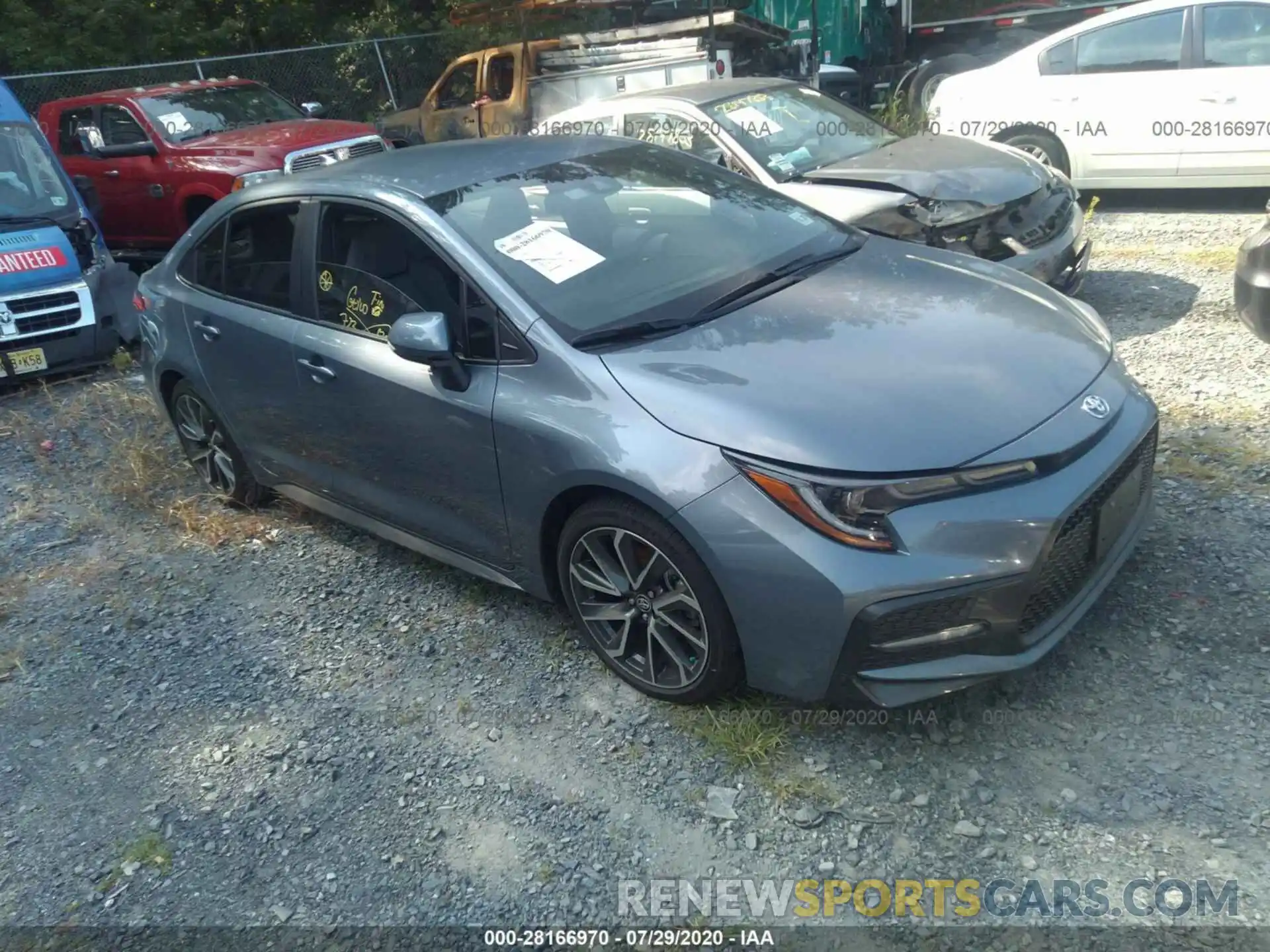 1 Photograph of a damaged car 5YFS4RCE0LP043238 TOYOTA COROLLA 2020