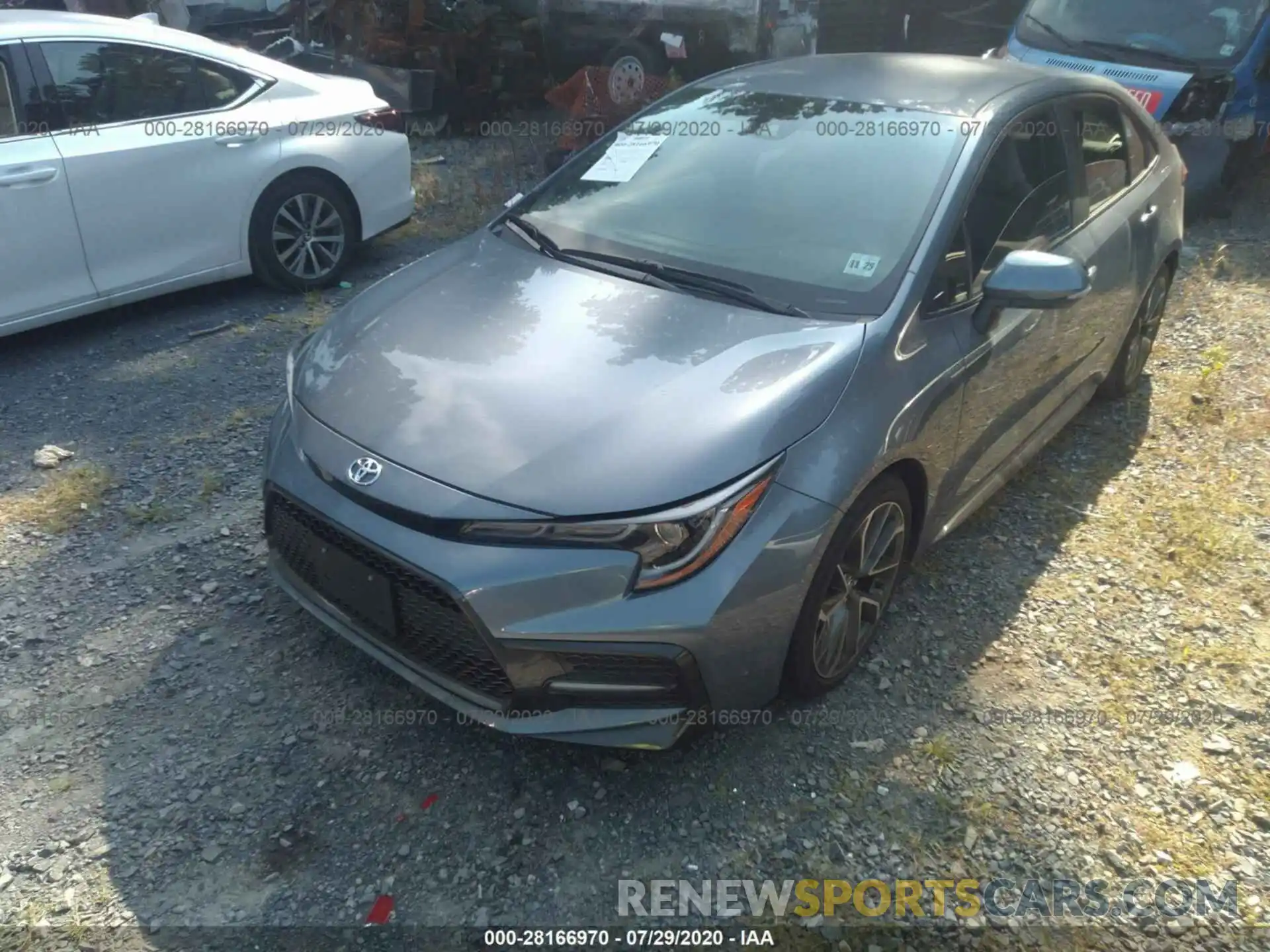 2 Photograph of a damaged car 5YFS4RCE0LP043238 TOYOTA COROLLA 2020