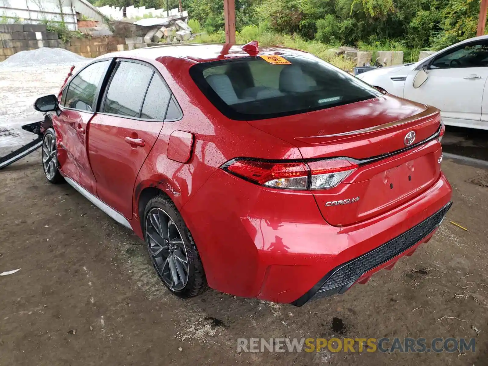 3 Photograph of a damaged car 5YFS4RCE0LP044017 TOYOTA COROLLA 2020