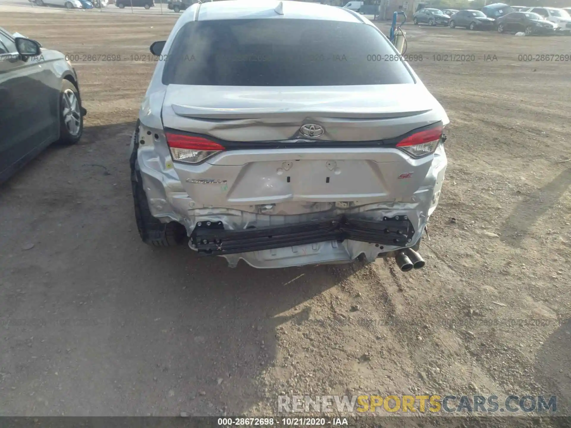 6 Photograph of a damaged car 5YFS4RCE0LP044518 TOYOTA COROLLA 2020