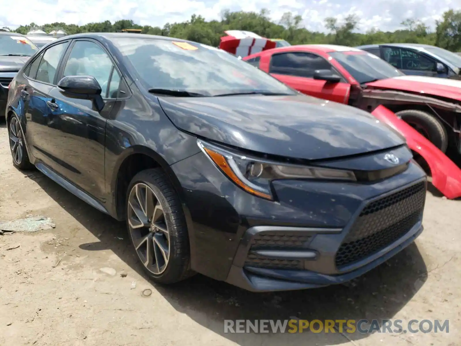 1 Photograph of a damaged car 5YFS4RCE0LP044535 TOYOTA COROLLA 2020