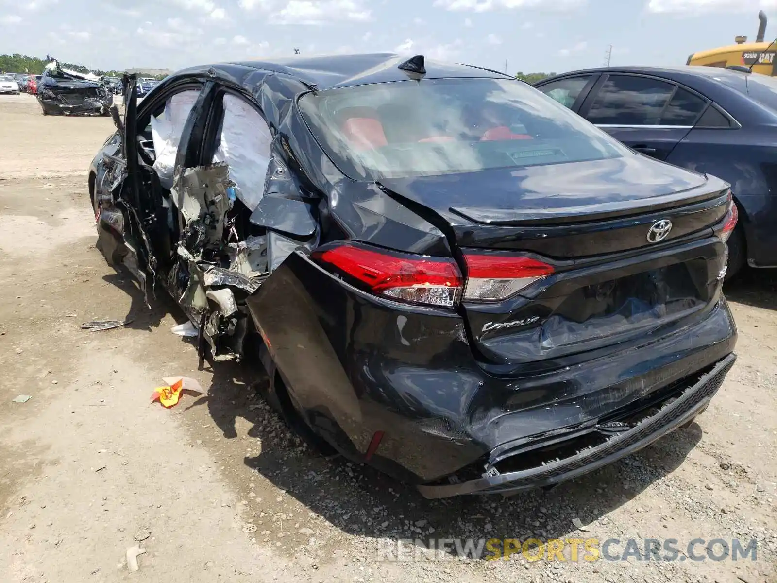 3 Photograph of a damaged car 5YFS4RCE0LP044535 TOYOTA COROLLA 2020