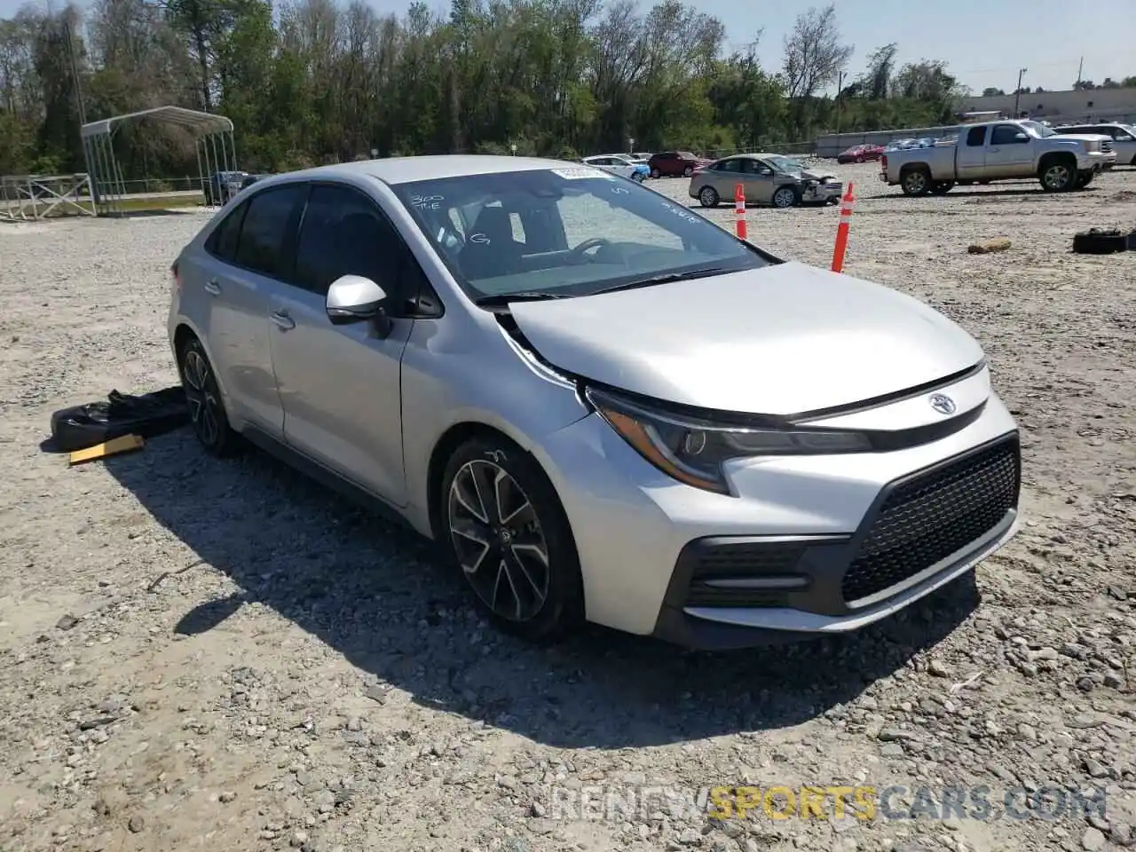 1 Photograph of a damaged car 5YFS4RCE0LP048018 TOYOTA COROLLA 2020