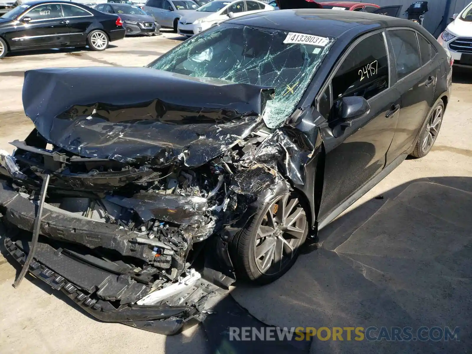 2 Photograph of a damaged car 5YFS4RCE0LP049394 TOYOTA COROLLA 2020