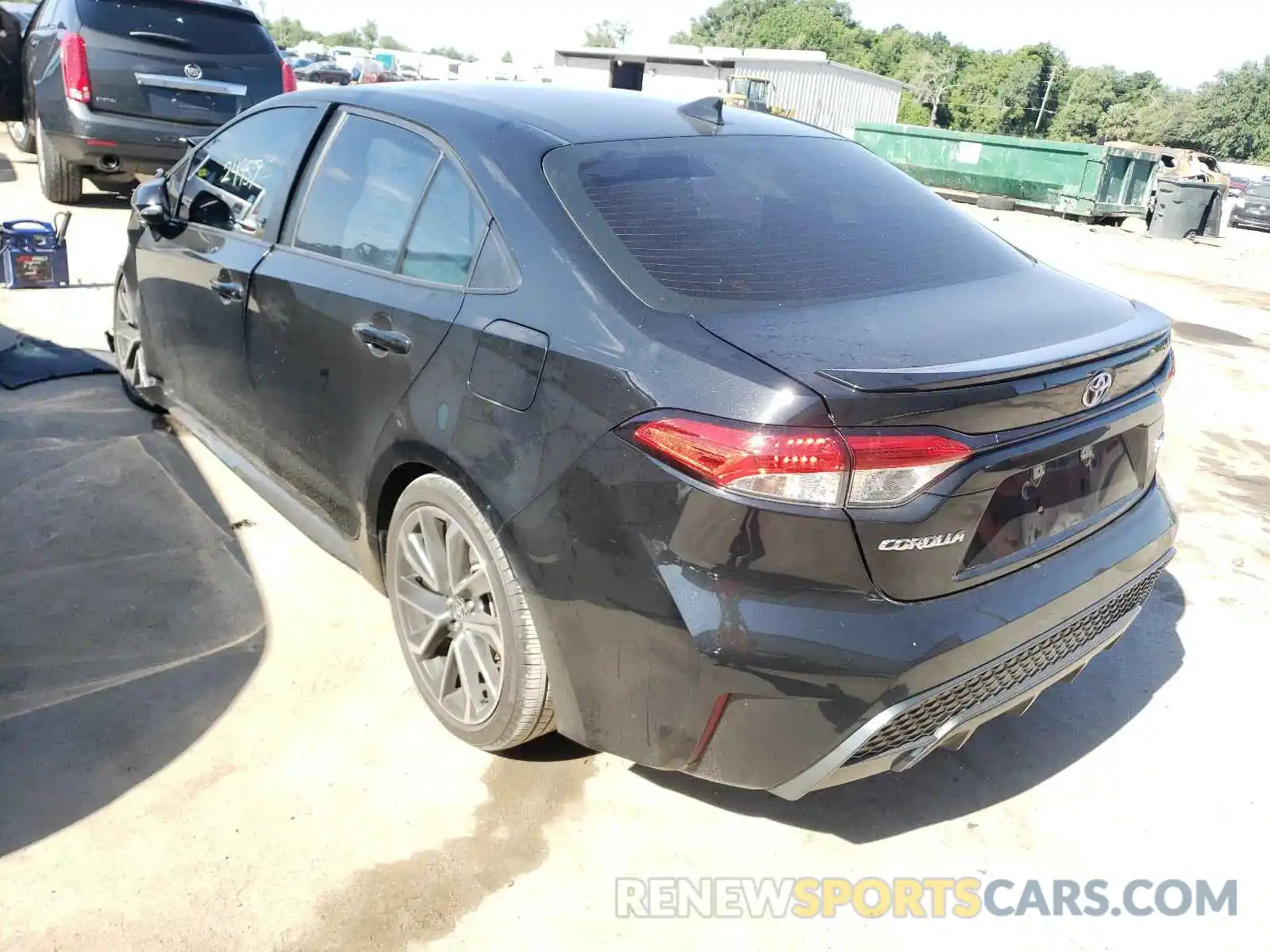 3 Photograph of a damaged car 5YFS4RCE0LP049394 TOYOTA COROLLA 2020