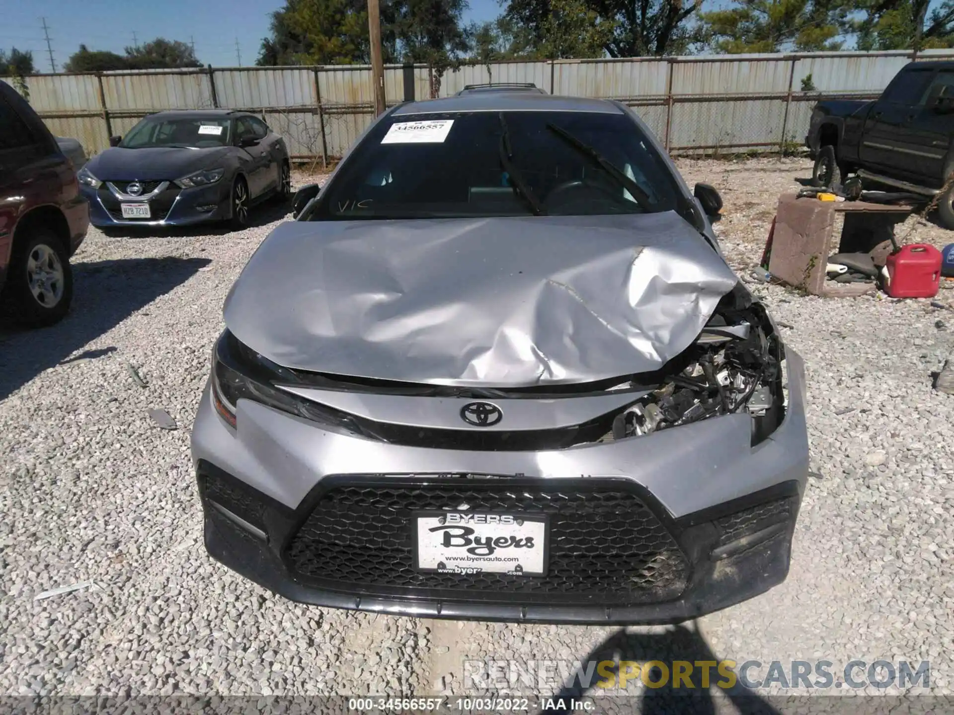 6 Photograph of a damaged car 5YFS4RCE0LP050691 TOYOTA COROLLA 2020