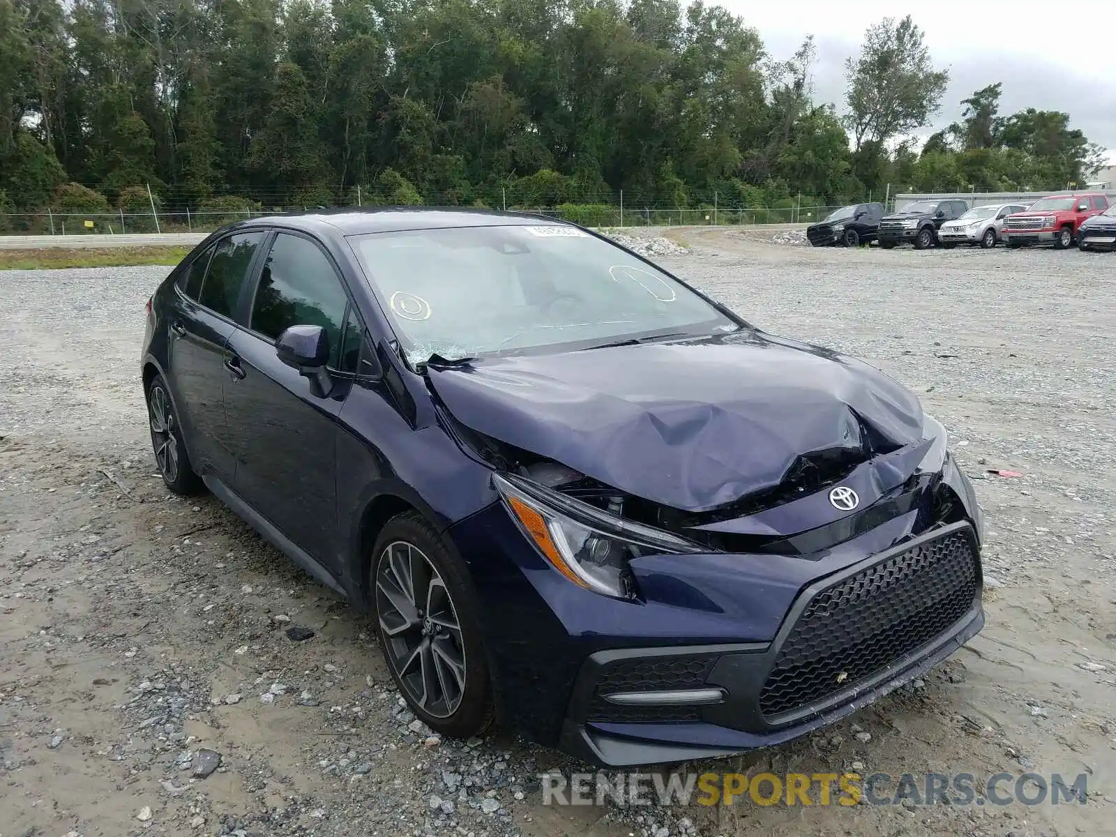 1 Photograph of a damaged car 5YFS4RCE0LP050979 TOYOTA COROLLA 2020