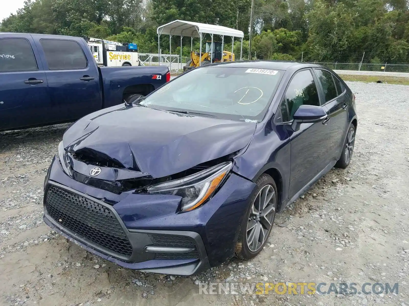 2 Photograph of a damaged car 5YFS4RCE0LP050979 TOYOTA COROLLA 2020