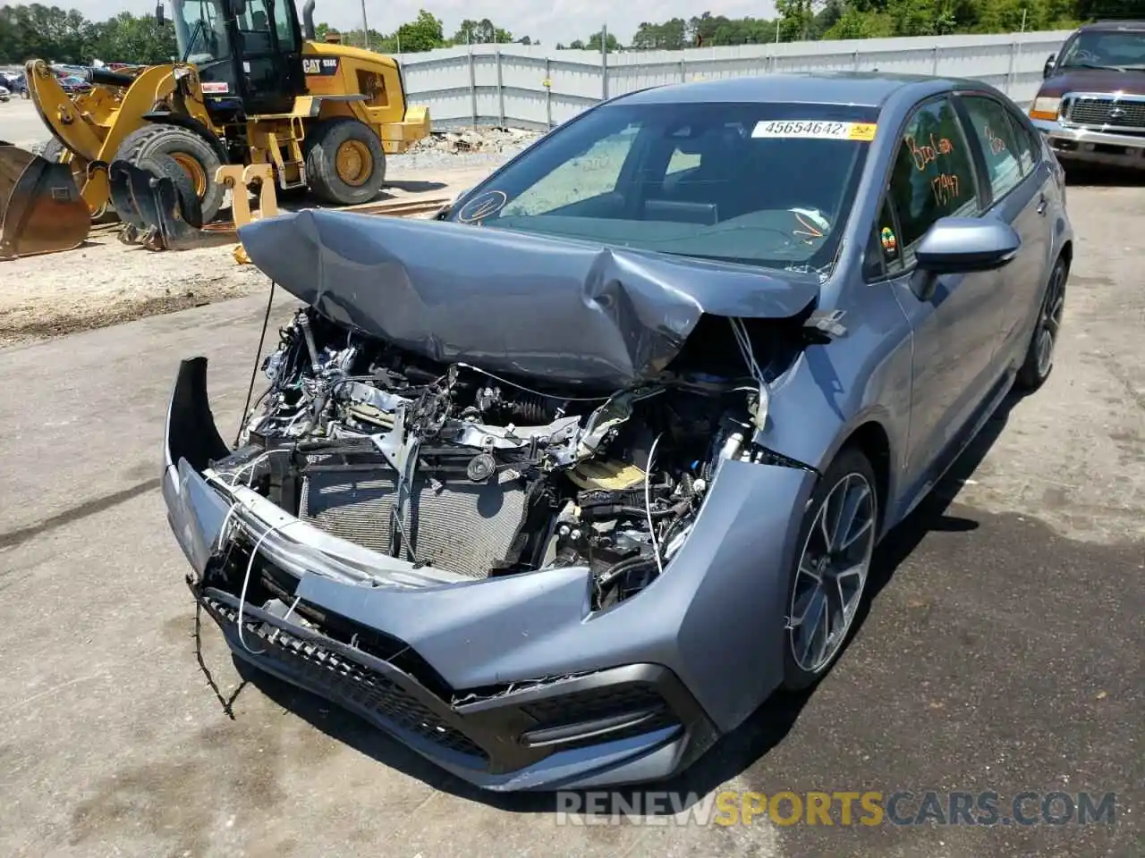 2 Photograph of a damaged car 5YFS4RCE0LP051176 TOYOTA COROLLA 2020