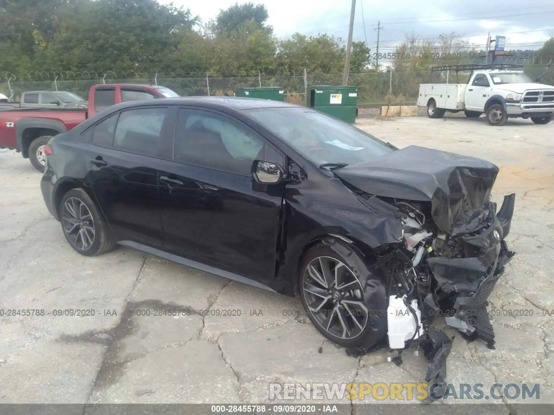 1 Photograph of a damaged car 5YFS4RCE0LP051274 TOYOTA COROLLA 2020