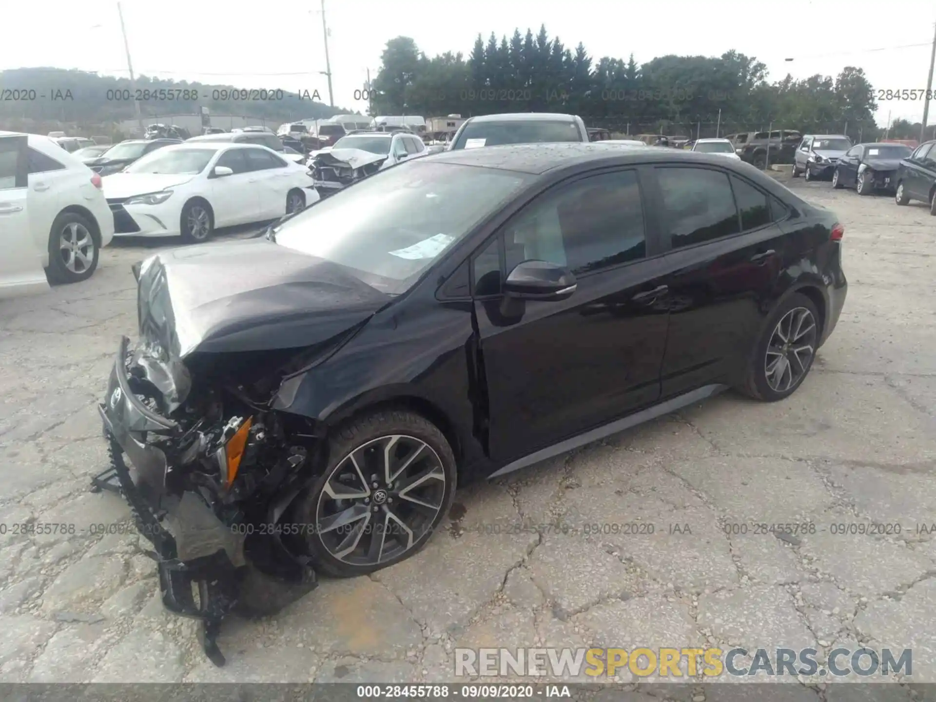 2 Photograph of a damaged car 5YFS4RCE0LP051274 TOYOTA COROLLA 2020