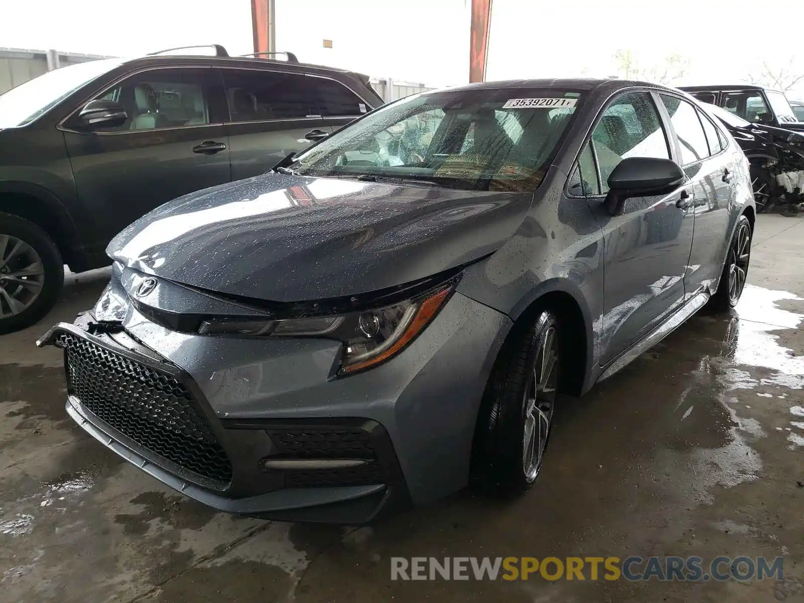 2 Photograph of a damaged car 5YFS4RCE0LP053204 TOYOTA COROLLA 2020