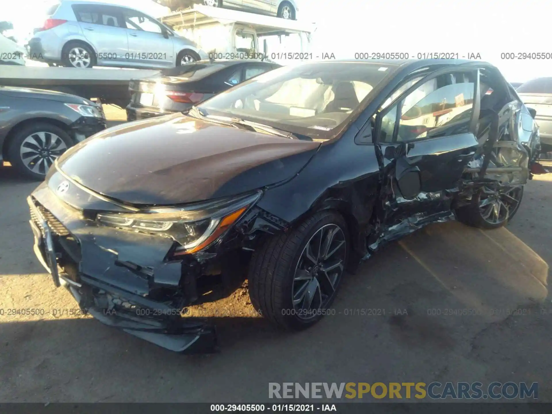 2 Photograph of a damaged car 5YFS4RCE0LP053218 TOYOTA COROLLA 2020