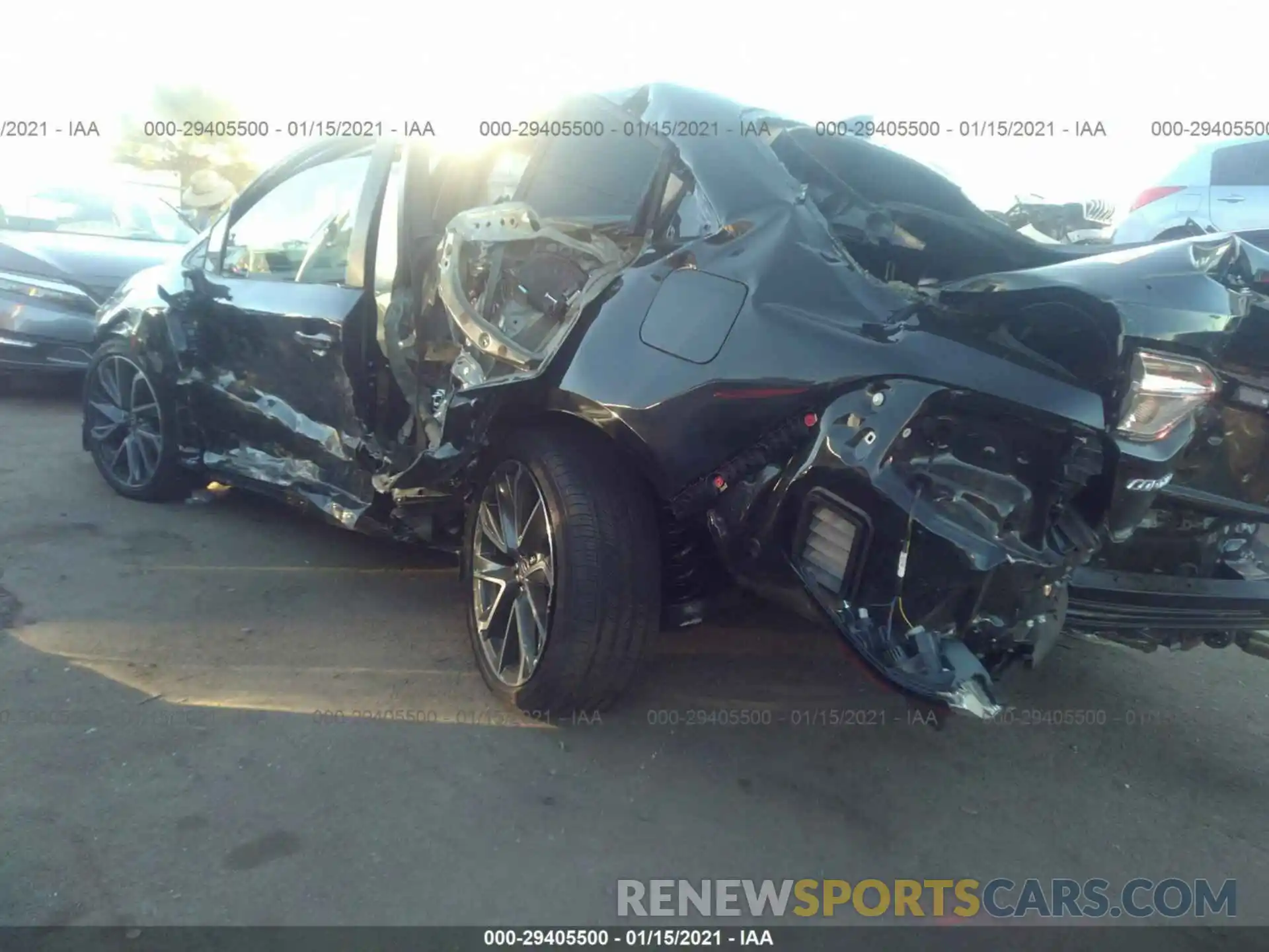 3 Photograph of a damaged car 5YFS4RCE0LP053218 TOYOTA COROLLA 2020