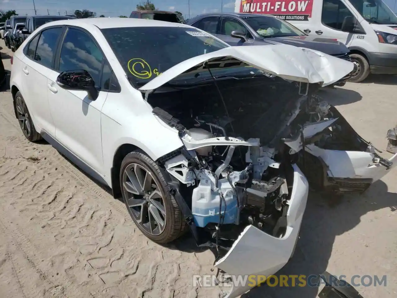 1 Photograph of a damaged car 5YFS4RCE0LP053901 TOYOTA COROLLA 2020