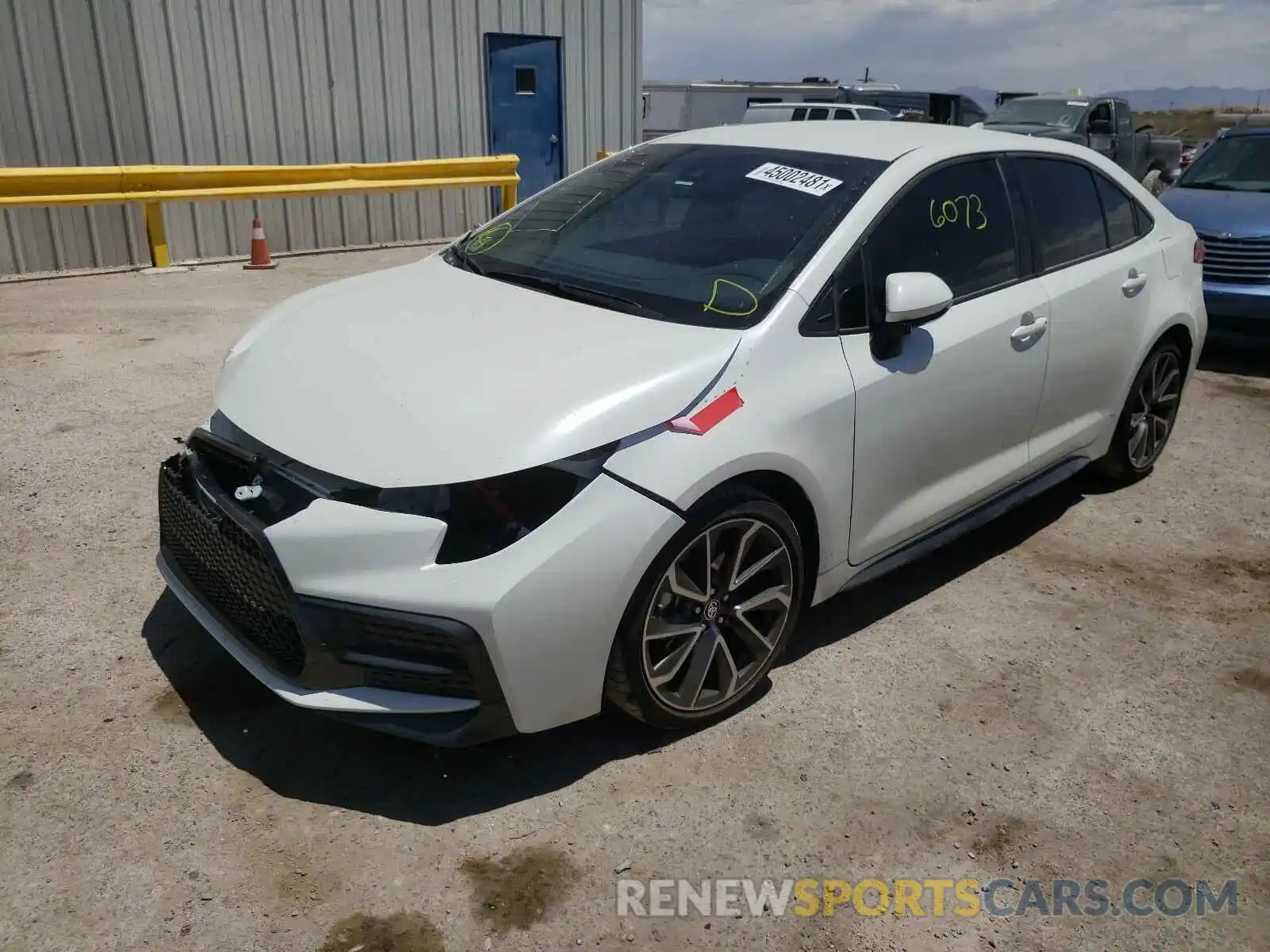 2 Photograph of a damaged car 5YFS4RCE0LP054577 TOYOTA COROLLA 2020