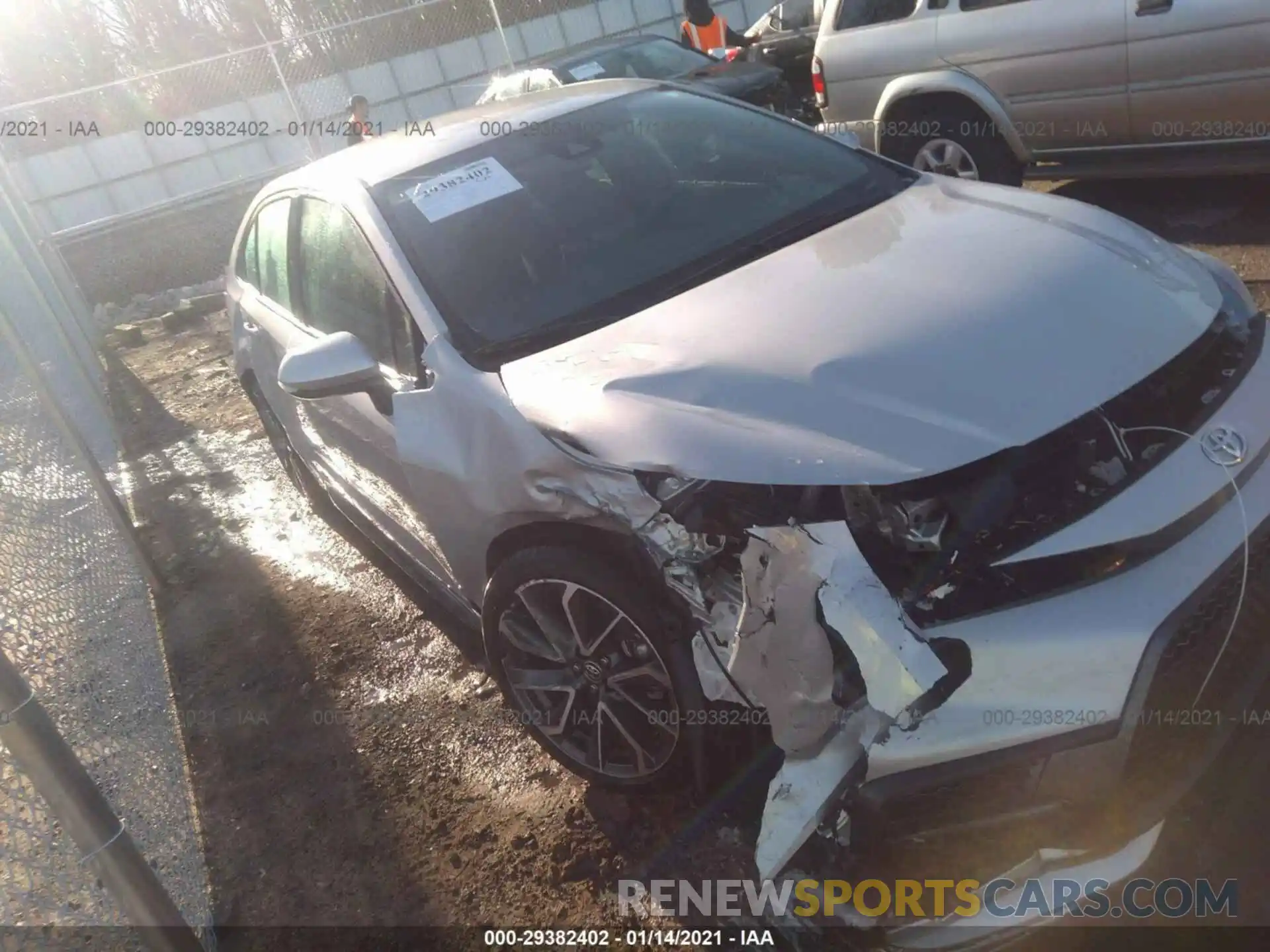 6 Photograph of a damaged car 5YFS4RCE0LP057334 TOYOTA COROLLA 2020