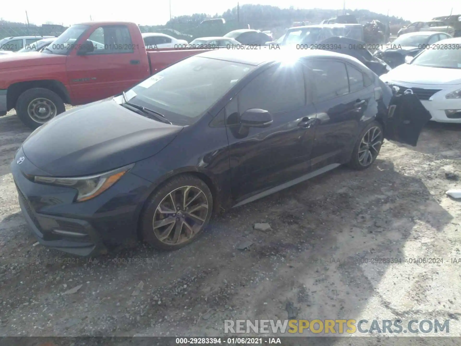 2 Photograph of a damaged car 5YFS4RCE1LP001659 TOYOTA COROLLA 2020