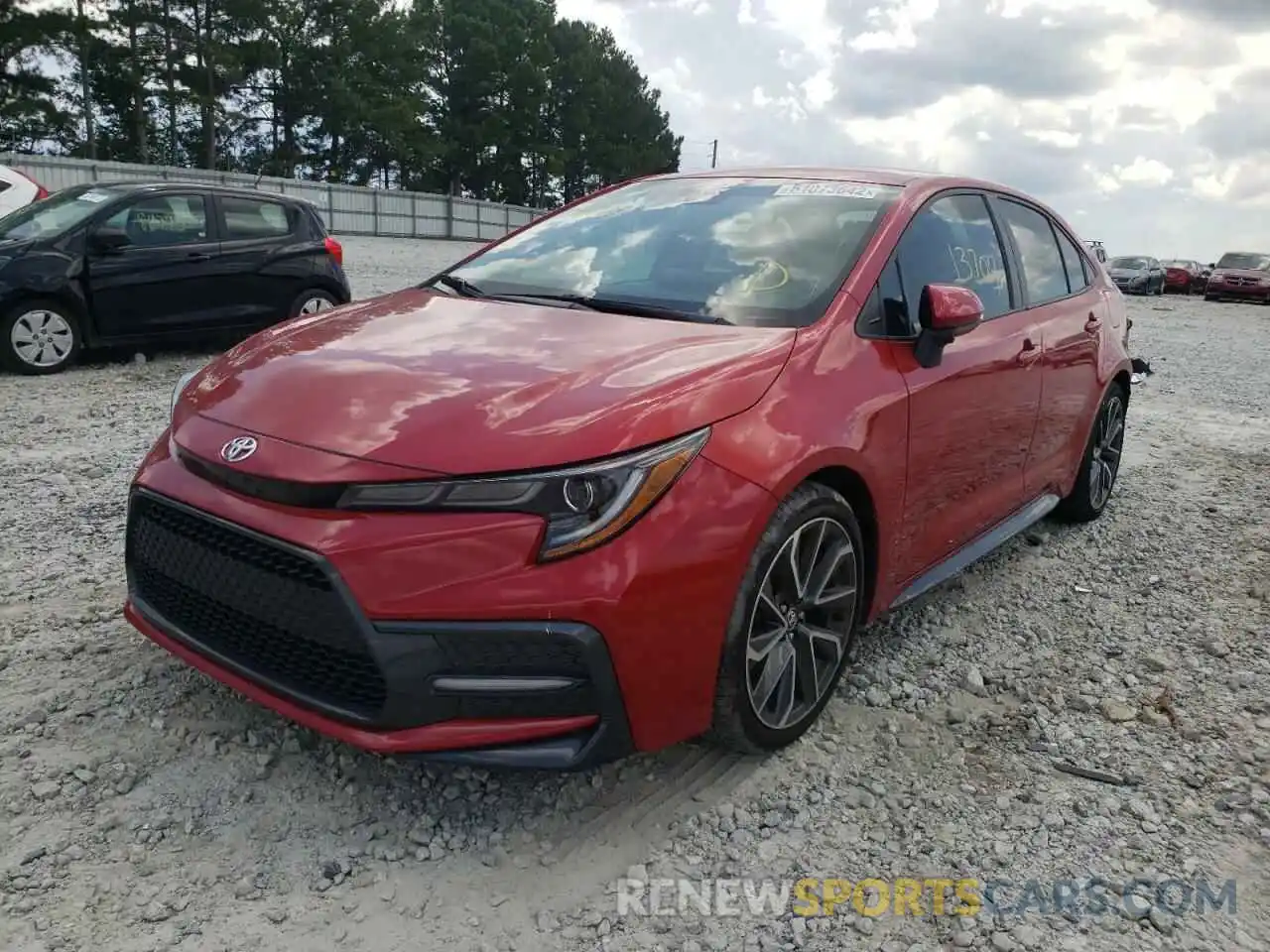 2 Photograph of a damaged car 5YFS4RCE1LP002763 TOYOTA COROLLA 2020