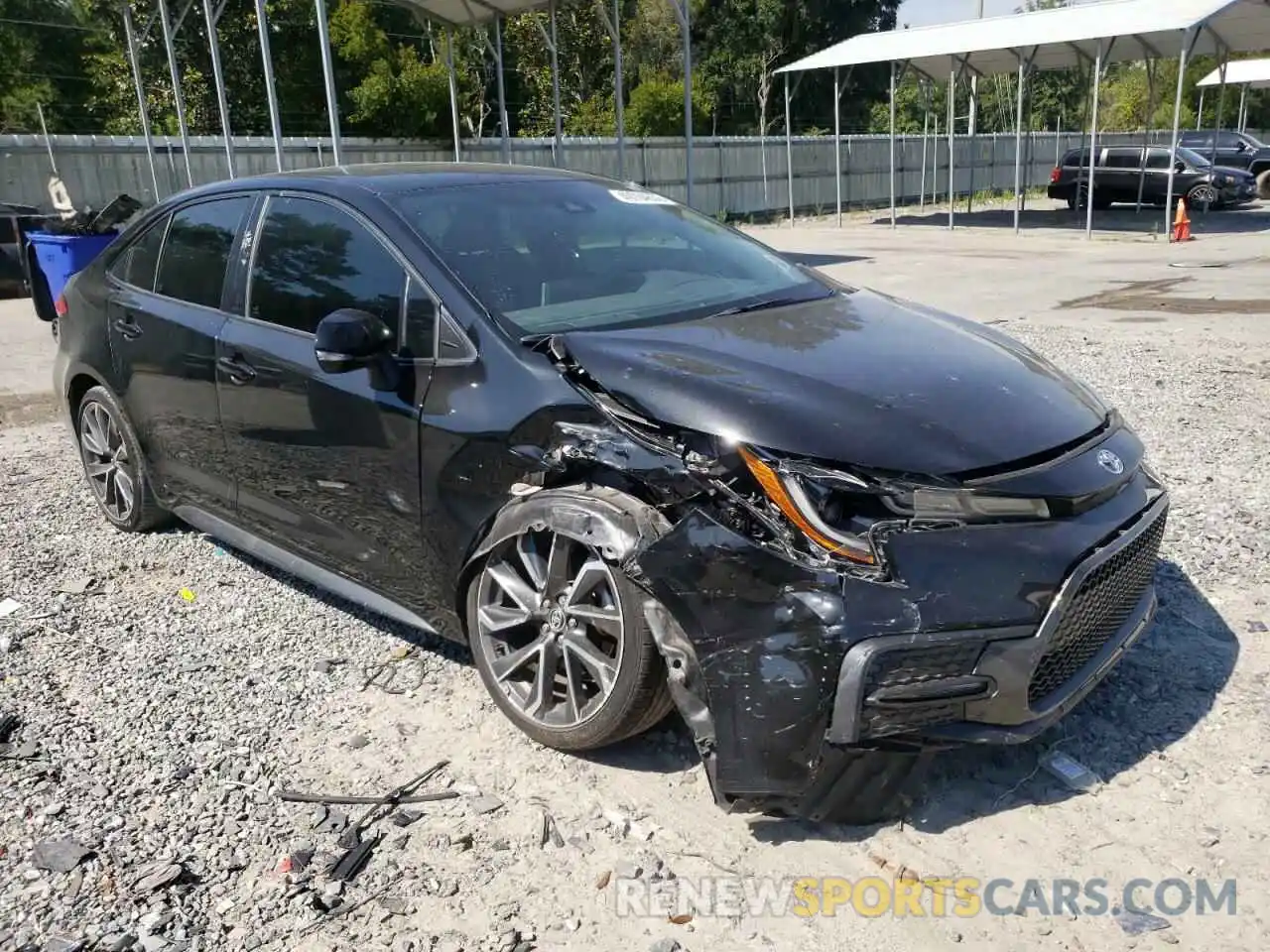 1 Photograph of a damaged car 5YFS4RCE1LP007896 TOYOTA COROLLA 2020