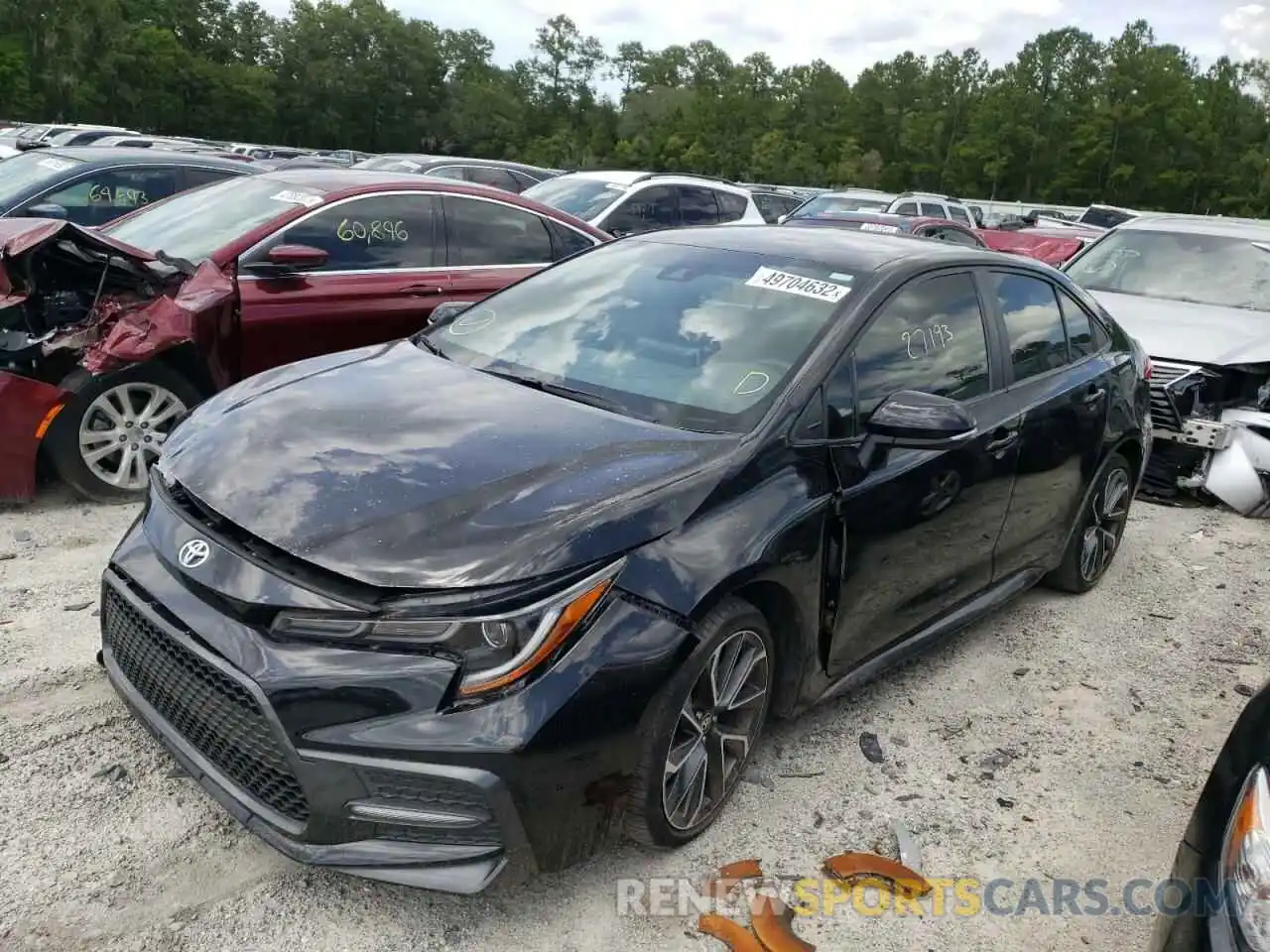 2 Photograph of a damaged car 5YFS4RCE1LP007896 TOYOTA COROLLA 2020