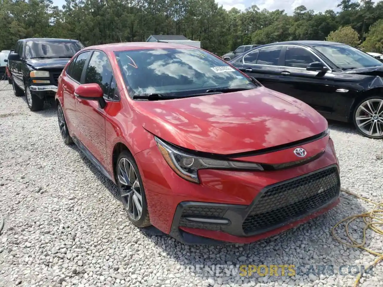 1 Photograph of a damaged car 5YFS4RCE1LP010569 TOYOTA COROLLA 2020