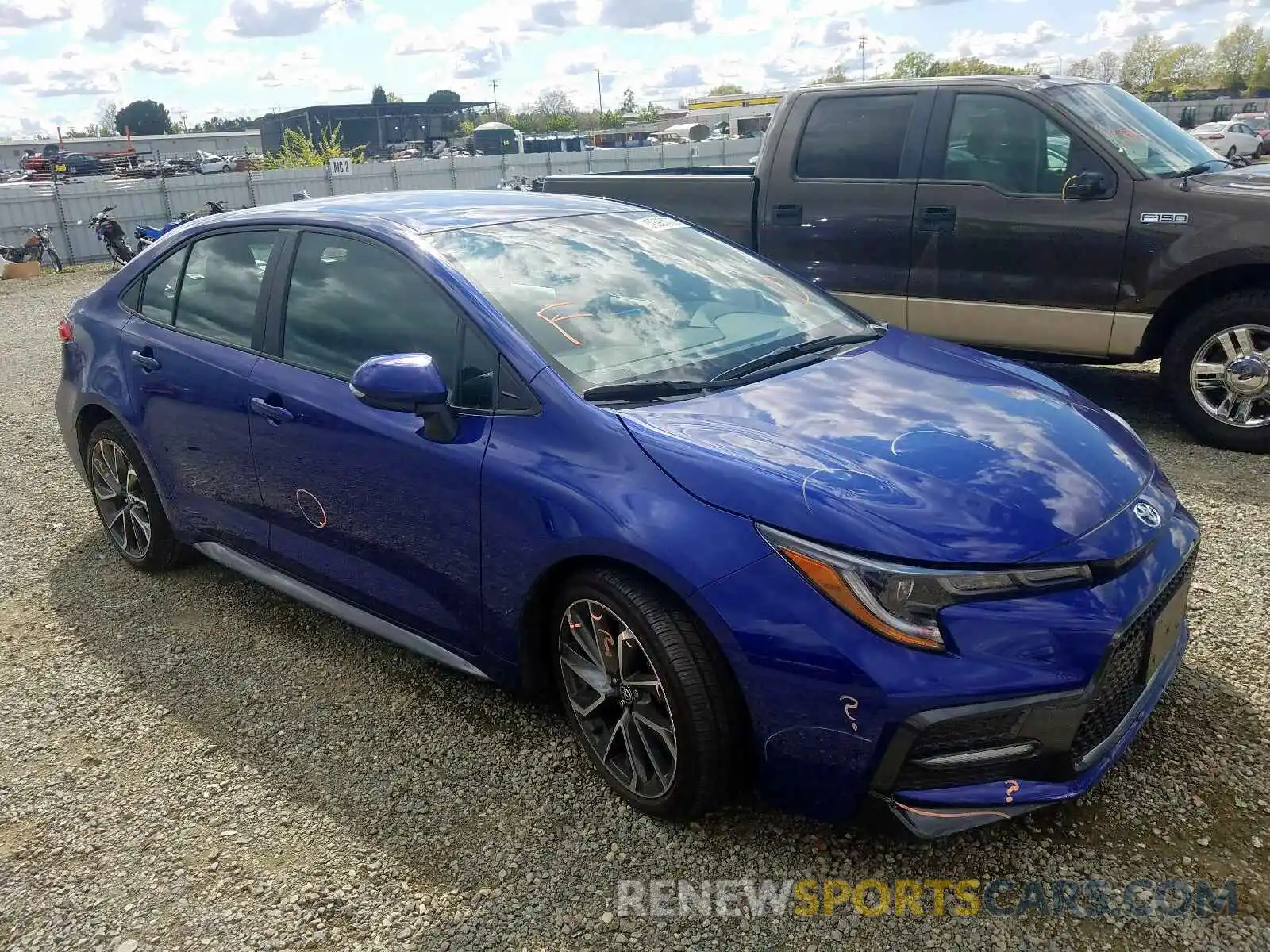 1 Photograph of a damaged car 5YFS4RCE1LP012872 TOYOTA COROLLA 2020