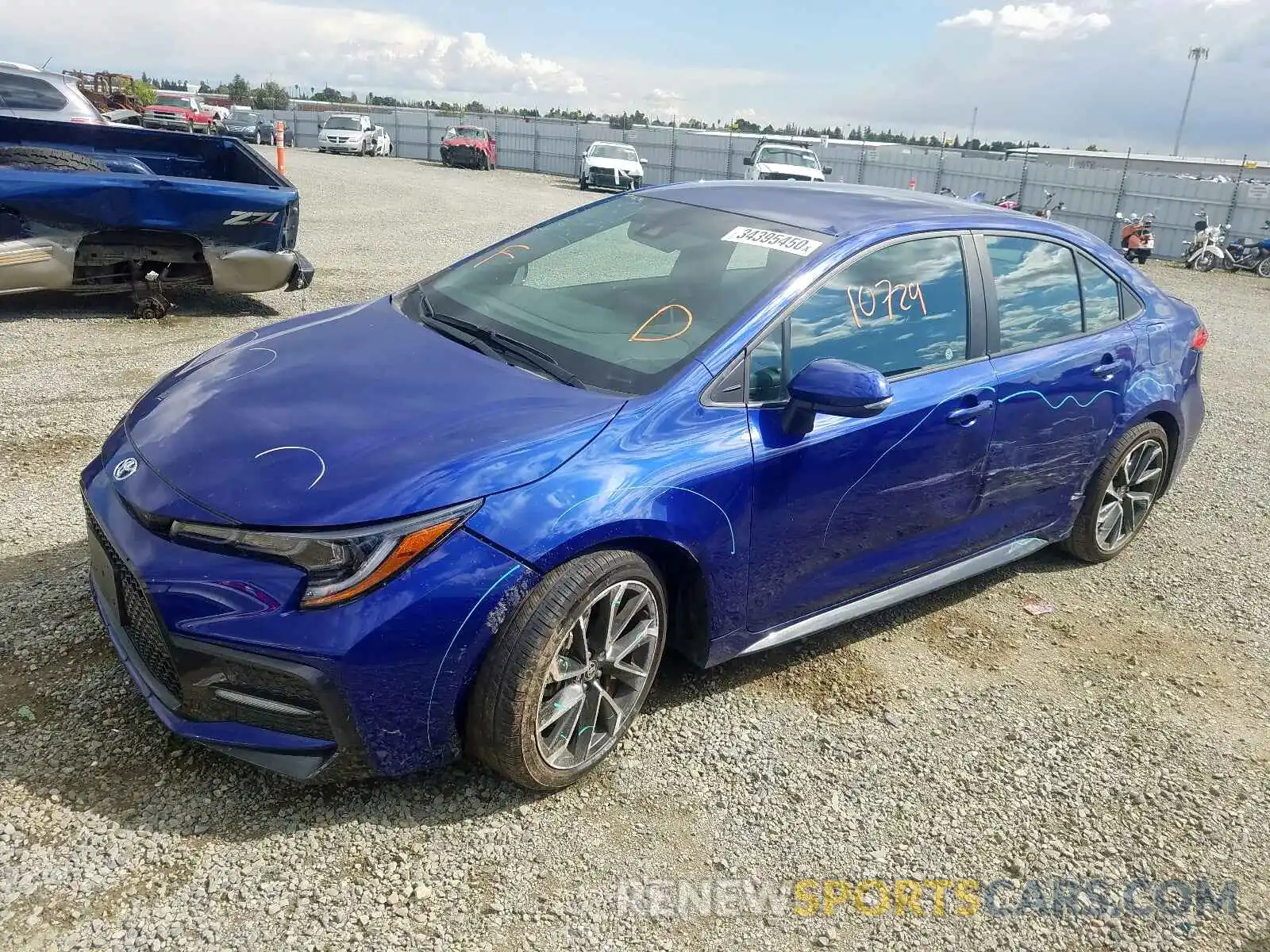 2 Photograph of a damaged car 5YFS4RCE1LP012872 TOYOTA COROLLA 2020