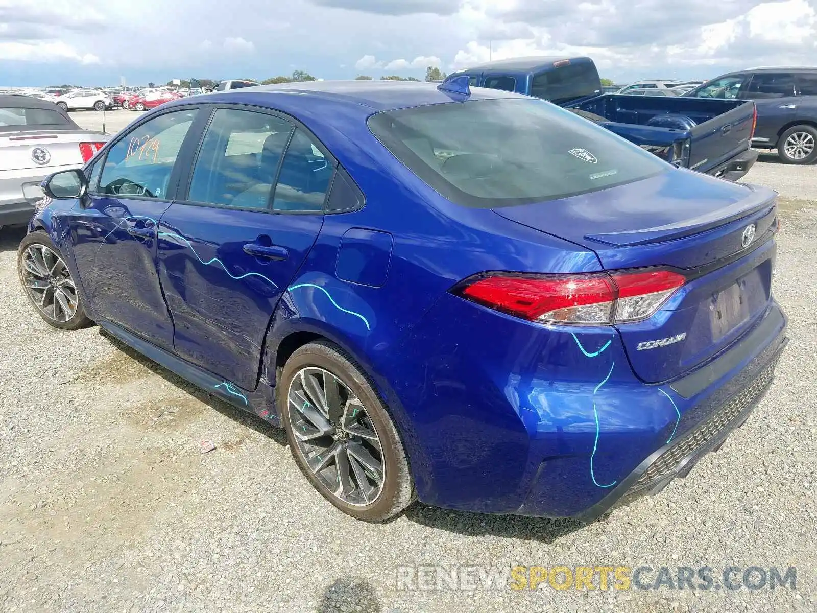 3 Photograph of a damaged car 5YFS4RCE1LP012872 TOYOTA COROLLA 2020