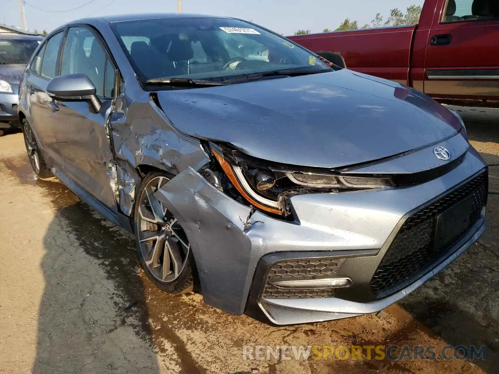 1 Photograph of a damaged car 5YFS4RCE1LP014122 TOYOTA COROLLA 2020