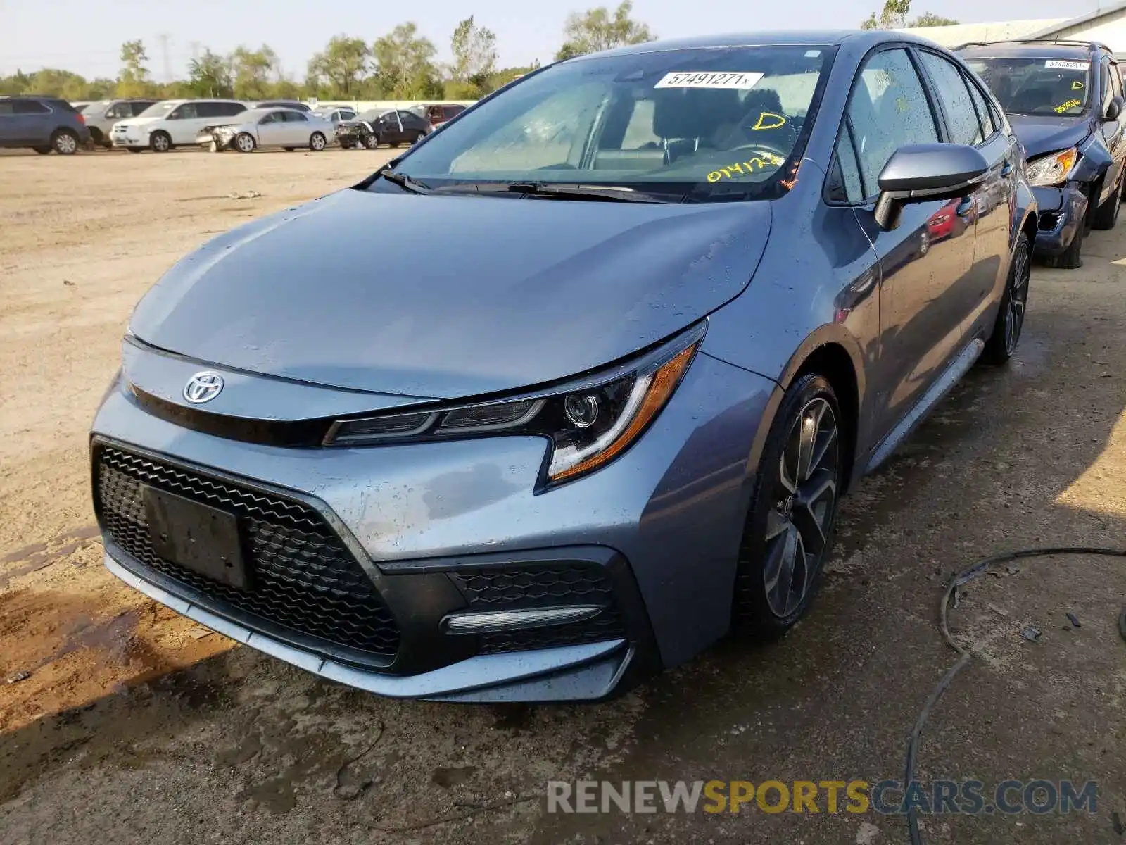 2 Photograph of a damaged car 5YFS4RCE1LP014122 TOYOTA COROLLA 2020