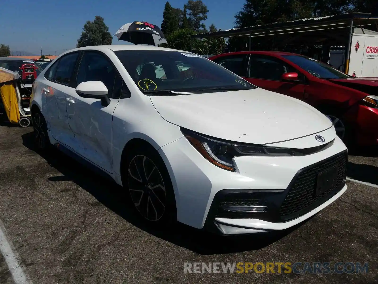 1 Photograph of a damaged car 5YFS4RCE1LP015397 TOYOTA COROLLA 2020