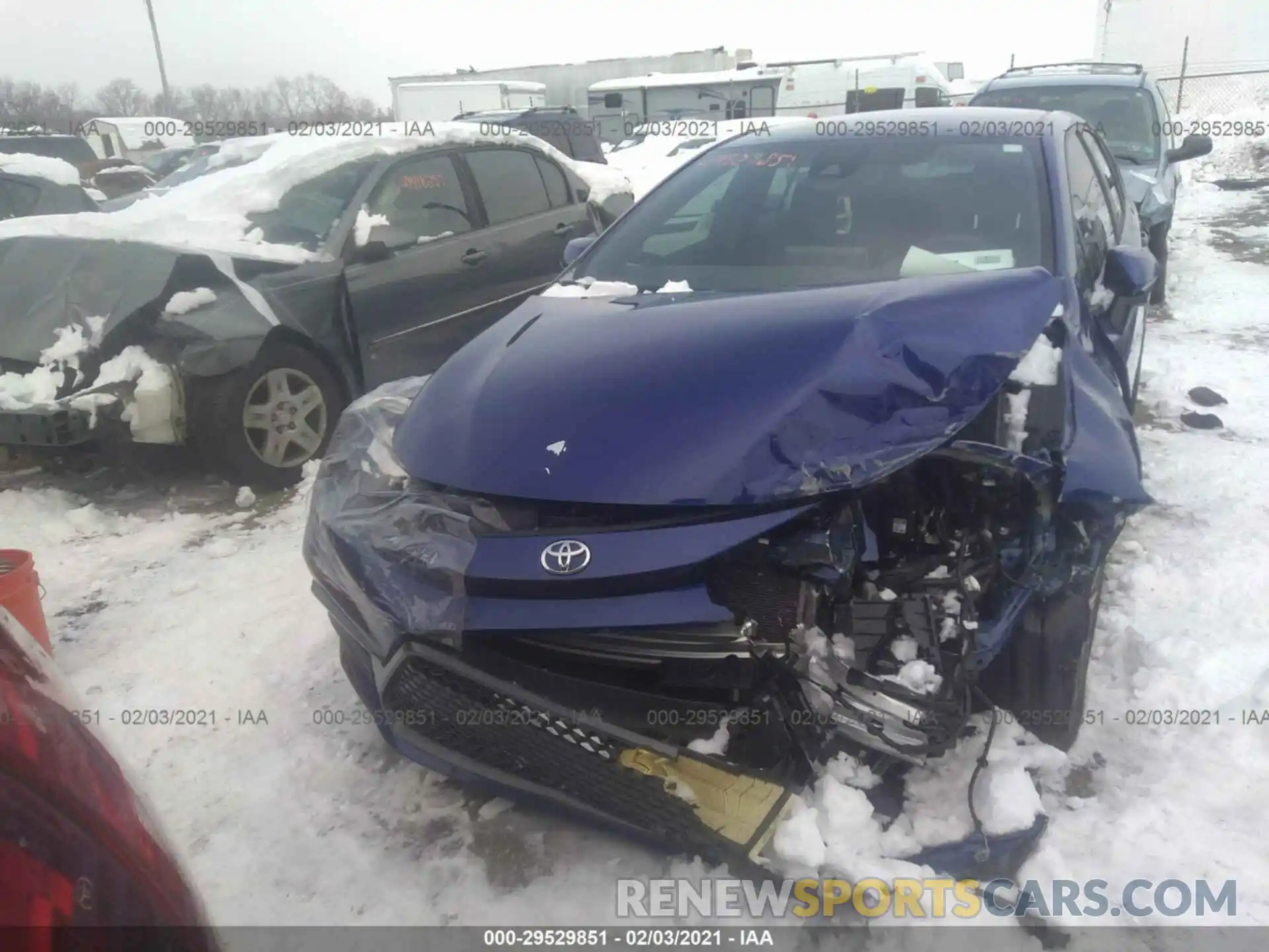 6 Photograph of a damaged car 5YFS4RCE1LP018607 TOYOTA COROLLA 2020