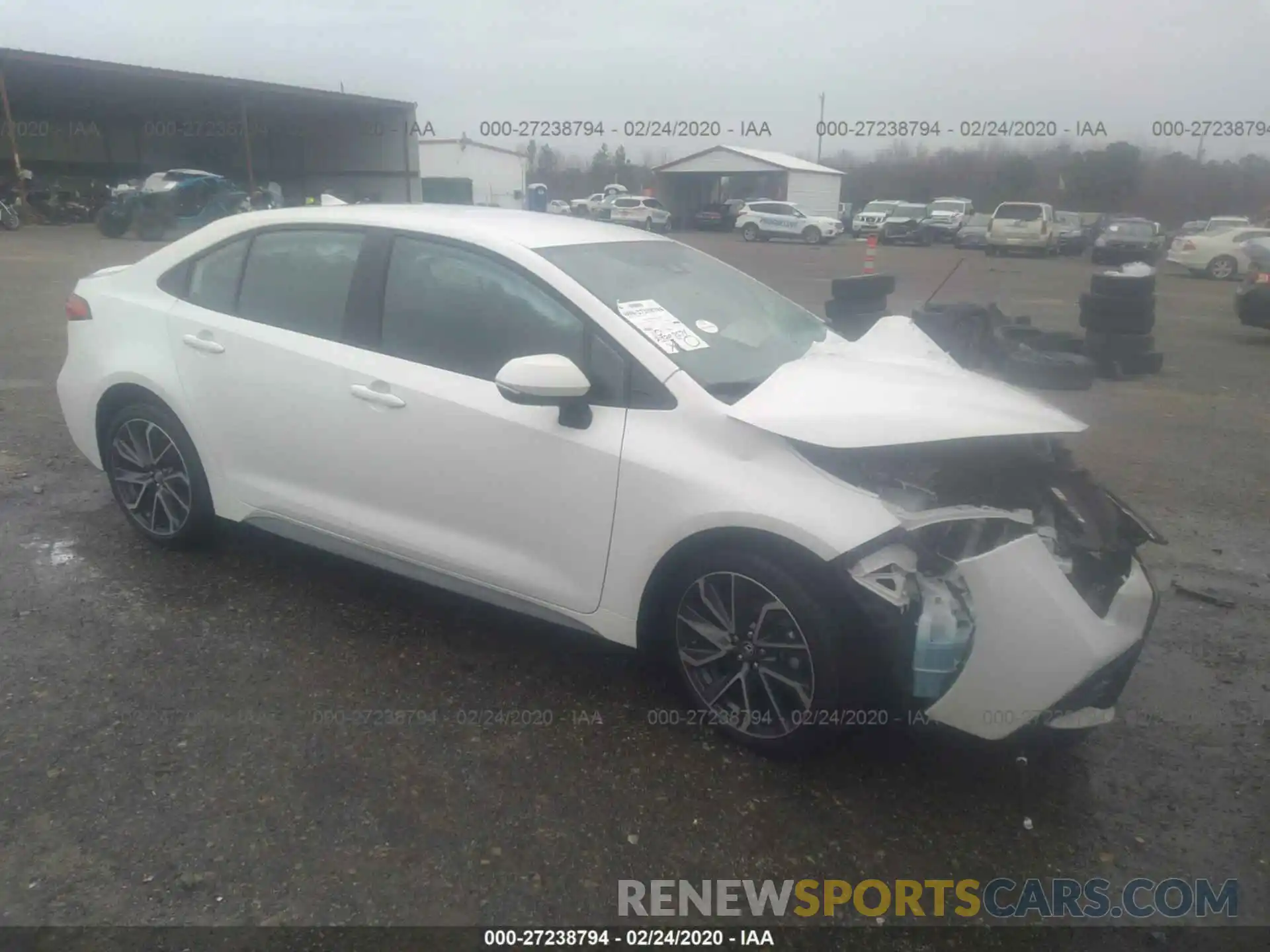 1 Photograph of a damaged car 5YFS4RCE1LP019059 TOYOTA COROLLA 2020