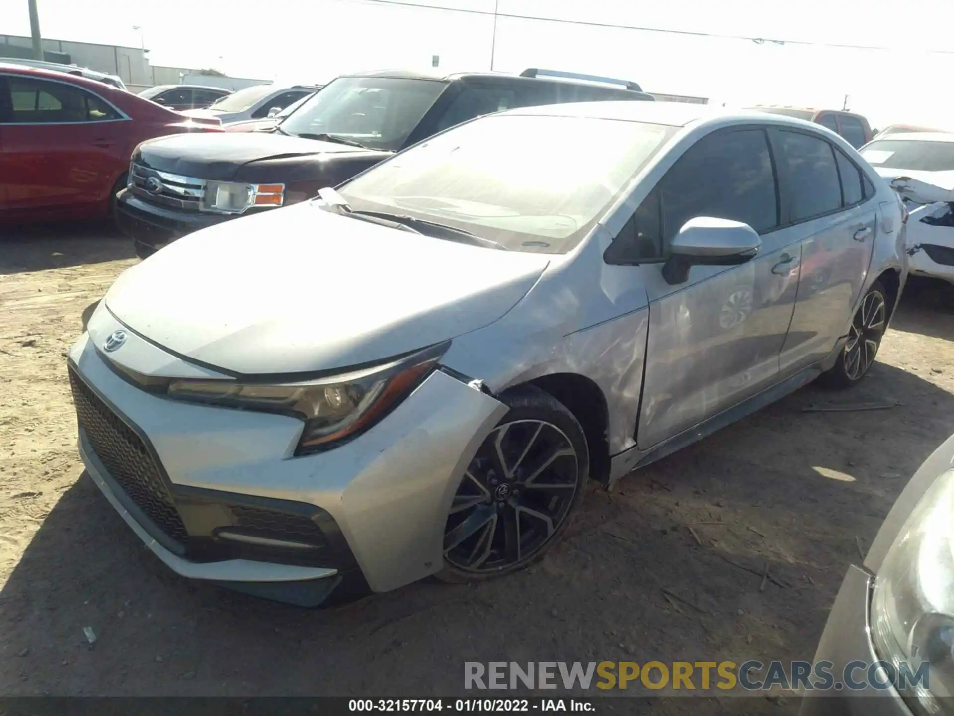 2 Photograph of a damaged car 5YFS4RCE1LP019109 TOYOTA COROLLA 2020