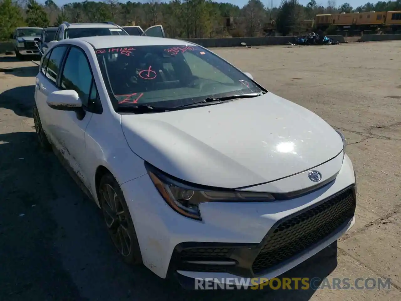 1 Photograph of a damaged car 5YFS4RCE1LP021149 TOYOTA COROLLA 2020