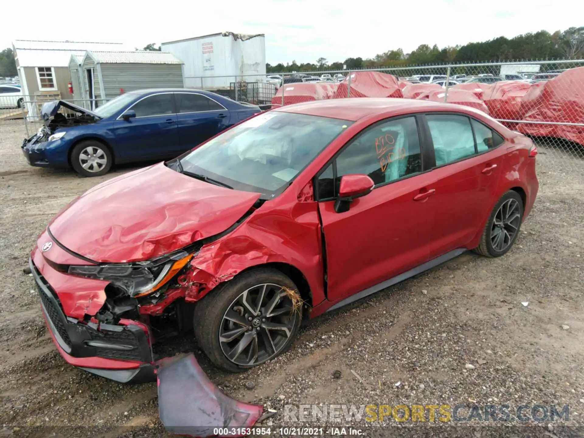 2 Photograph of a damaged car 5YFS4RCE1LP022379 TOYOTA COROLLA 2020