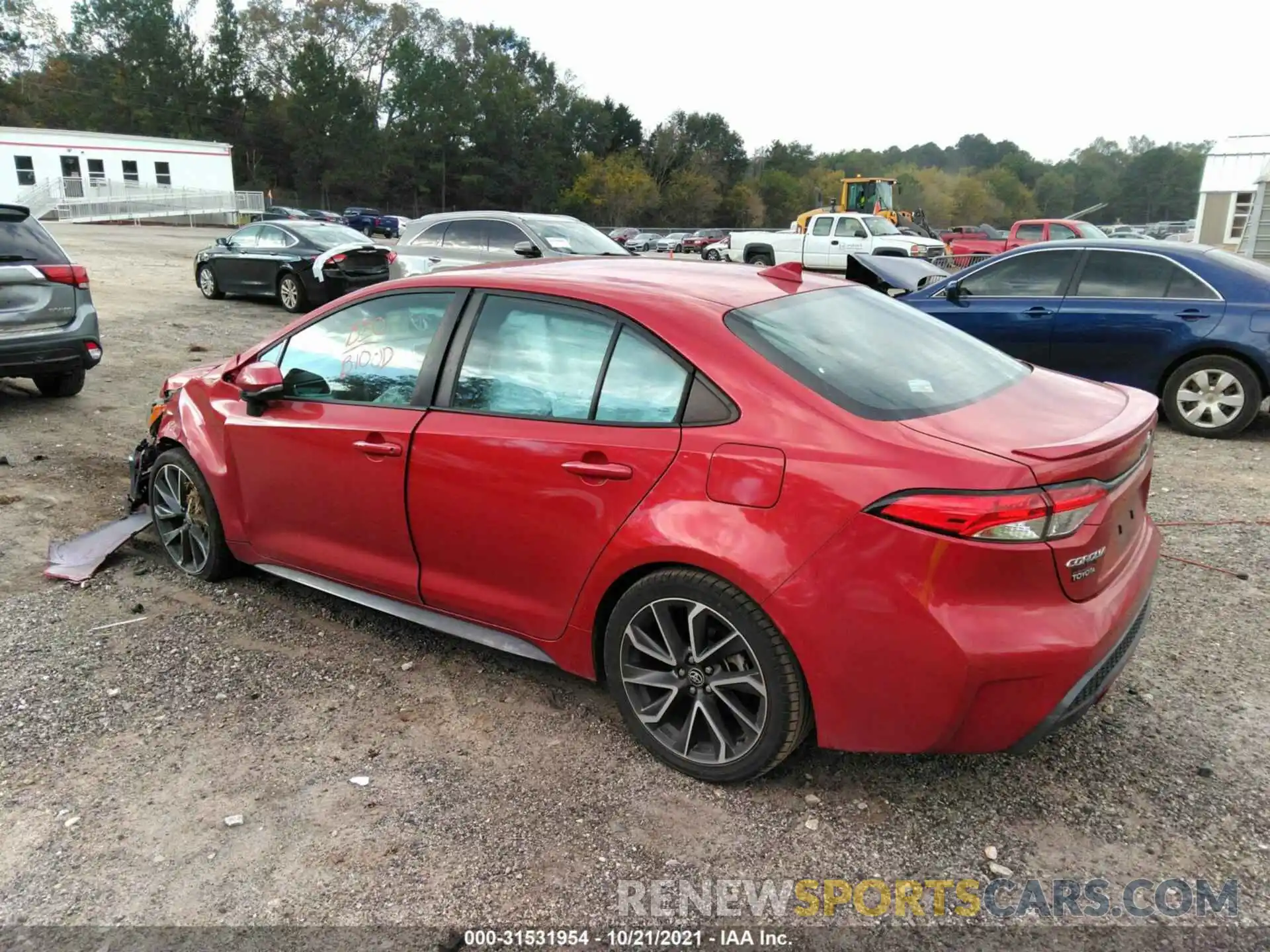 3 Photograph of a damaged car 5YFS4RCE1LP022379 TOYOTA COROLLA 2020