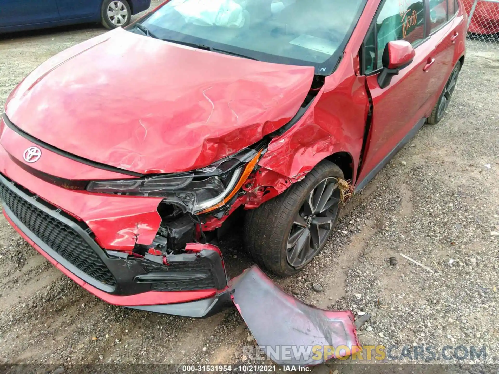 6 Photograph of a damaged car 5YFS4RCE1LP022379 TOYOTA COROLLA 2020