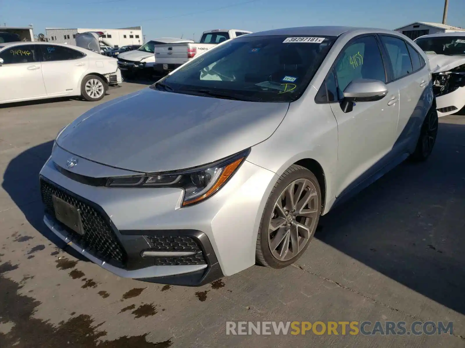 2 Photograph of a damaged car 5YFS4RCE1LP023158 TOYOTA COROLLA 2020