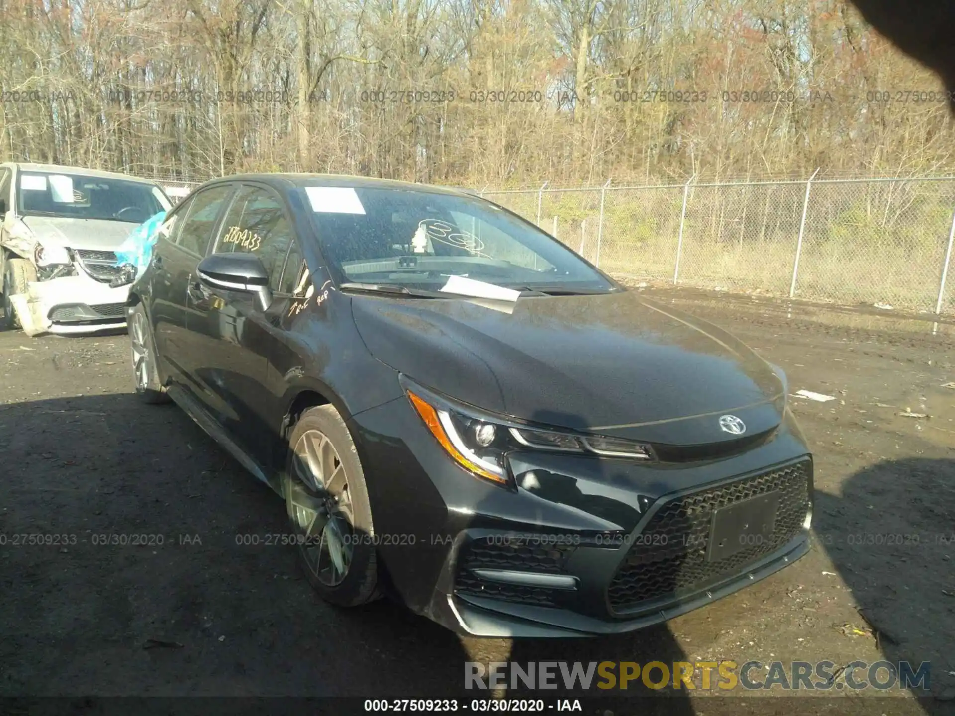 1 Photograph of a damaged car 5YFS4RCE1LP023967 TOYOTA COROLLA 2020