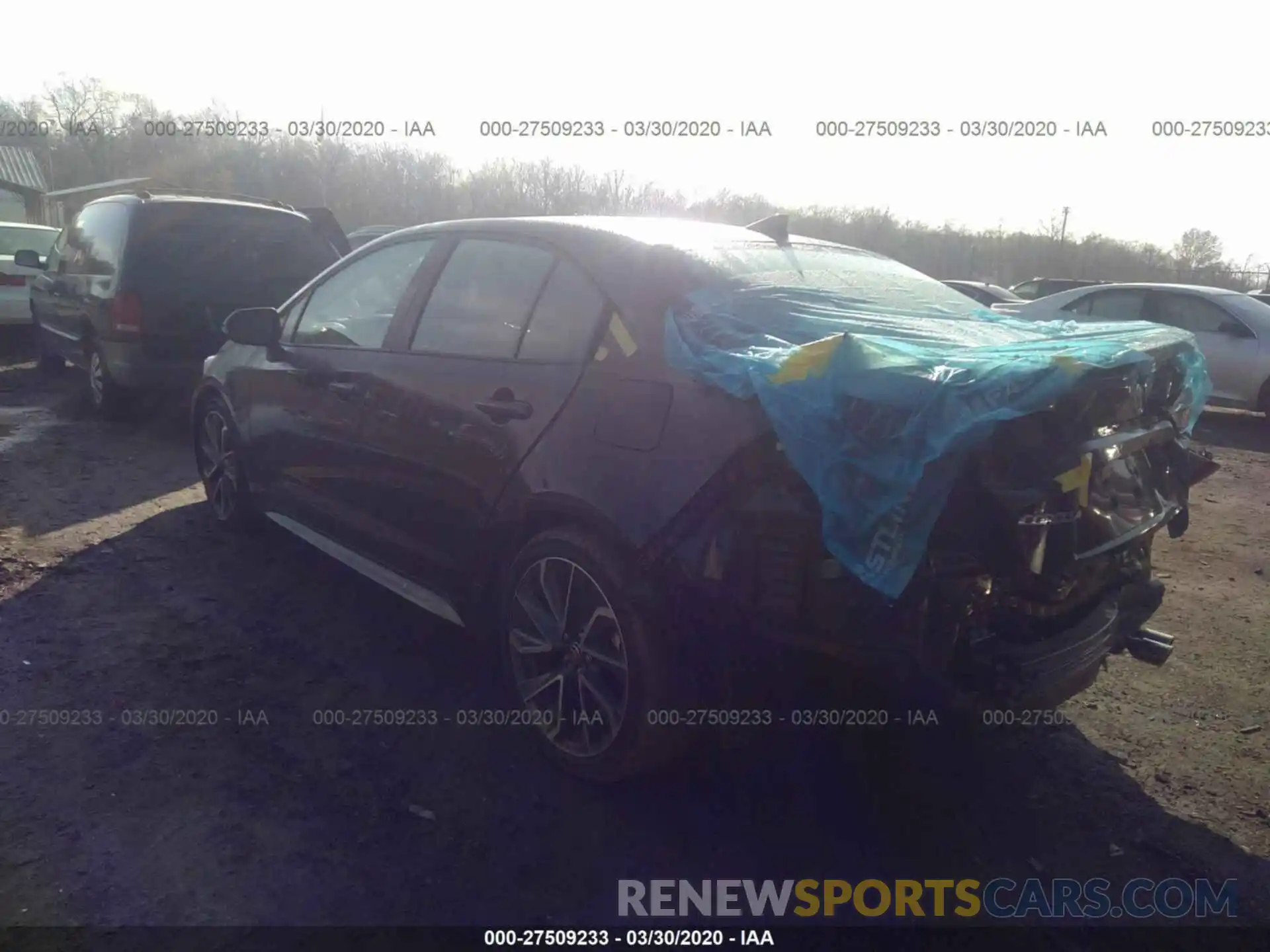 3 Photograph of a damaged car 5YFS4RCE1LP023967 TOYOTA COROLLA 2020