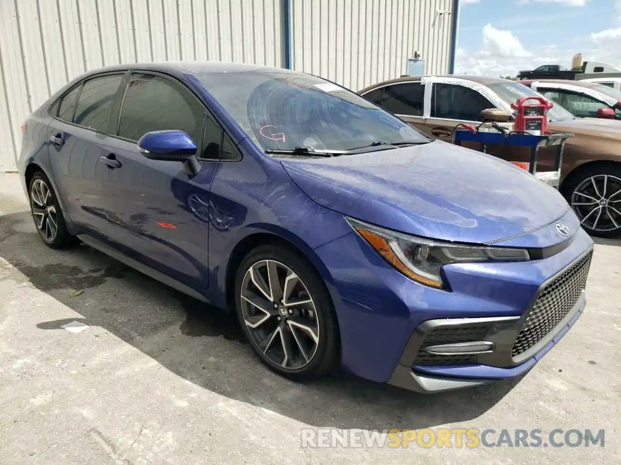 1 Photograph of a damaged car 5YFS4RCE1LP025301 TOYOTA COROLLA 2020