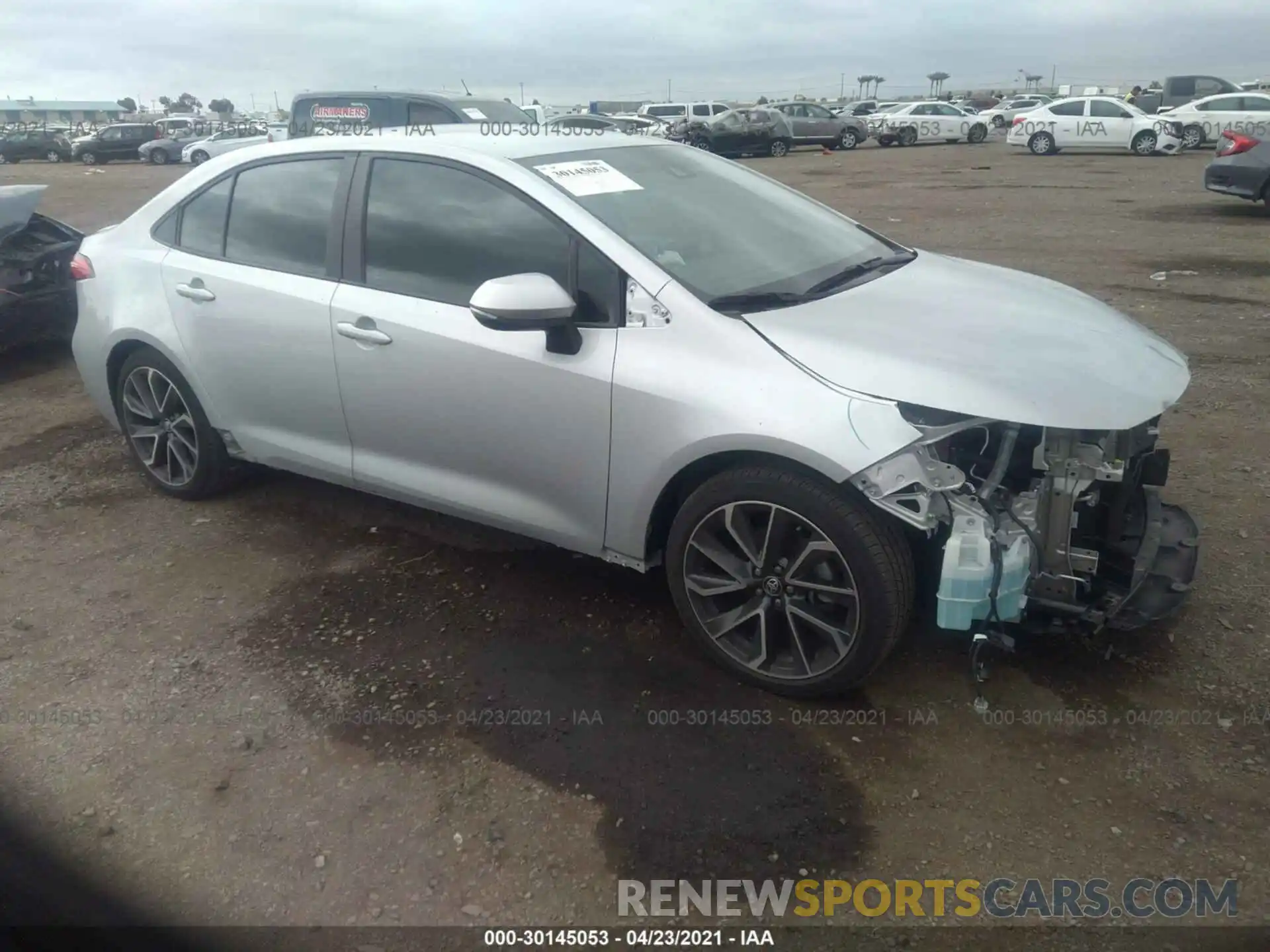 1 Photograph of a damaged car 5YFS4RCE1LP025363 TOYOTA COROLLA 2020