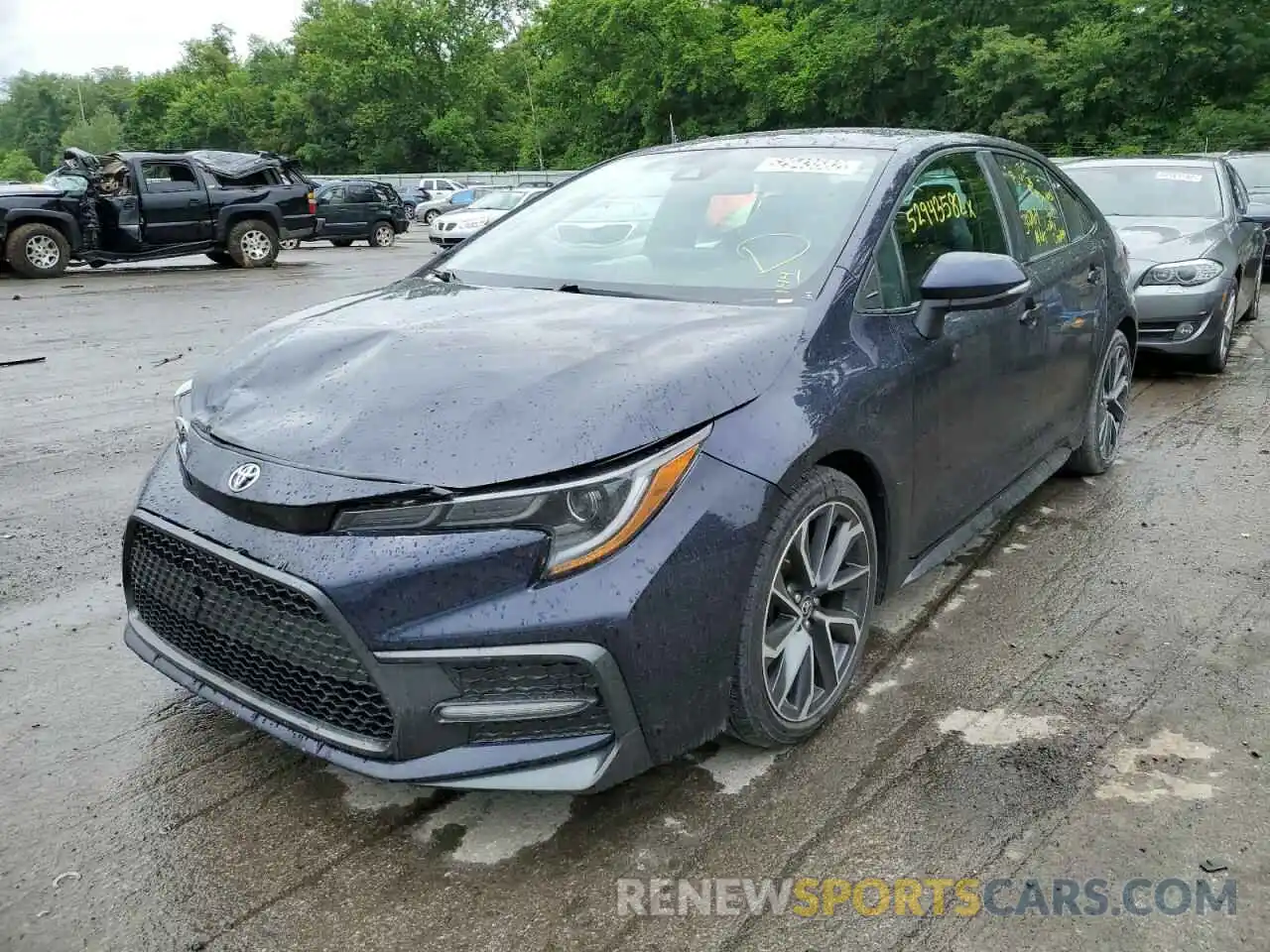 2 Photograph of a damaged car 5YFS4RCE1LP025444 TOYOTA COROLLA 2020